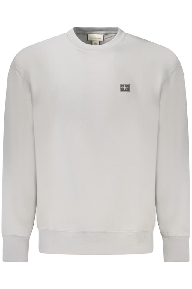 Мъжки суитшърт с цип CALVIN KLEIN, сив