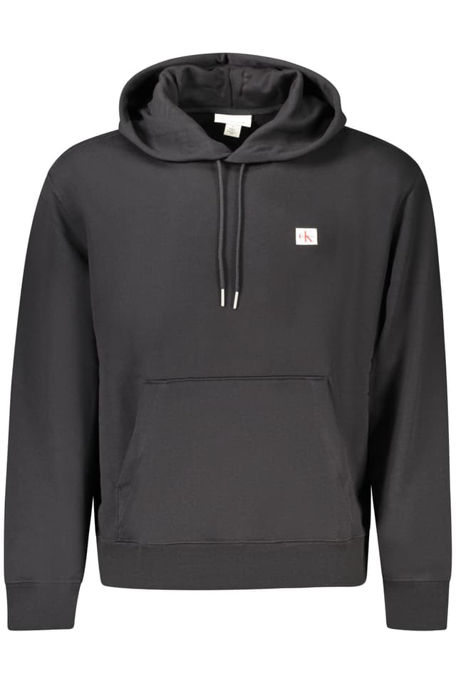 Мъжки черен суитшърт с цип CALVIN KLEIN