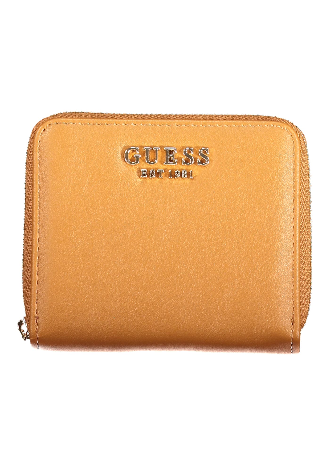 ДАМСКИ ПОРТФЕЙЛ GUESS JEANS, КАФЯВ - GUESS JEANS