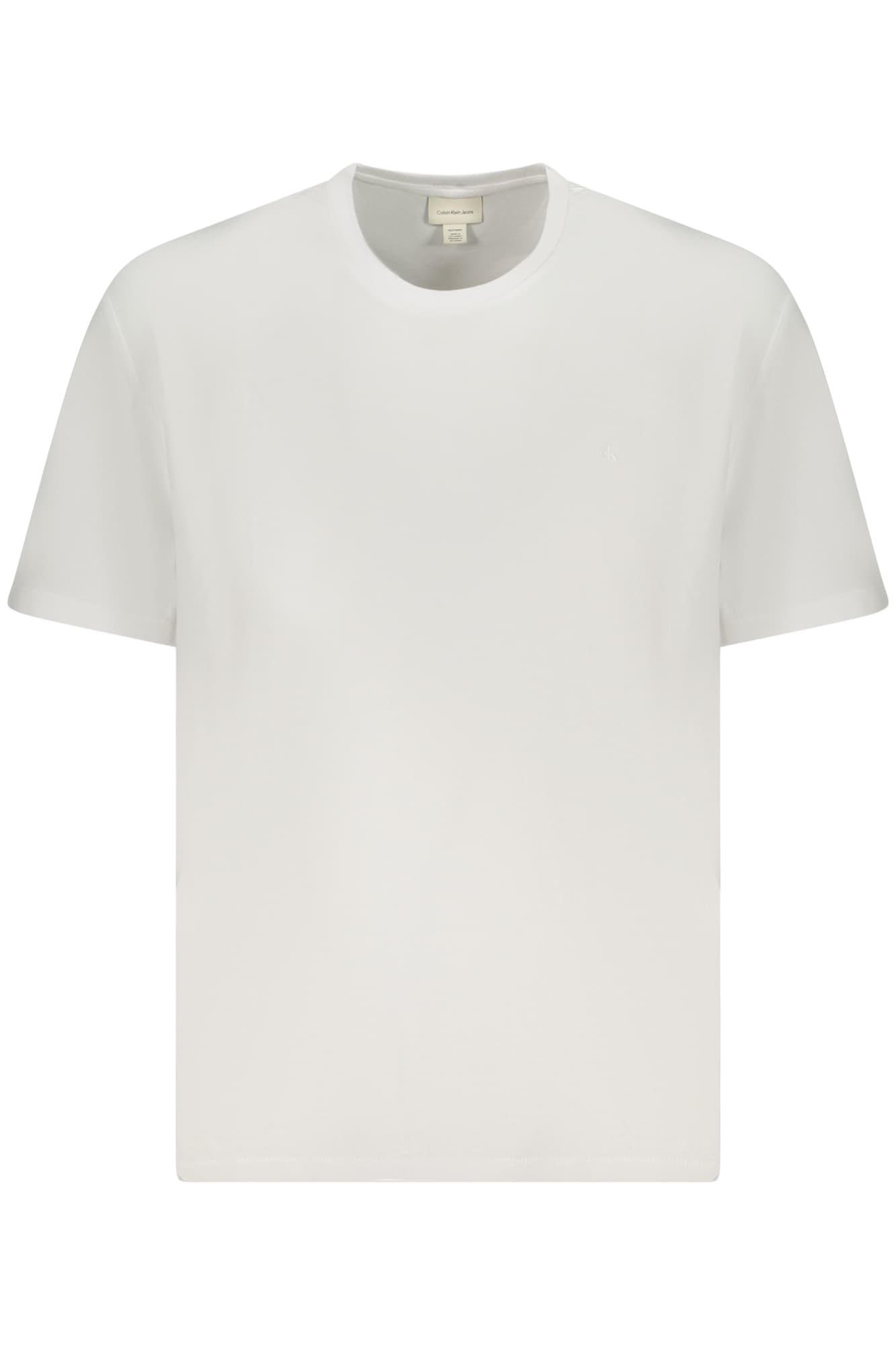 МЪЖКА ТЕНИСКА С КЪС РЪКАВ CALVIN KLEIN, БЯЛА - CALVIN KLEIN