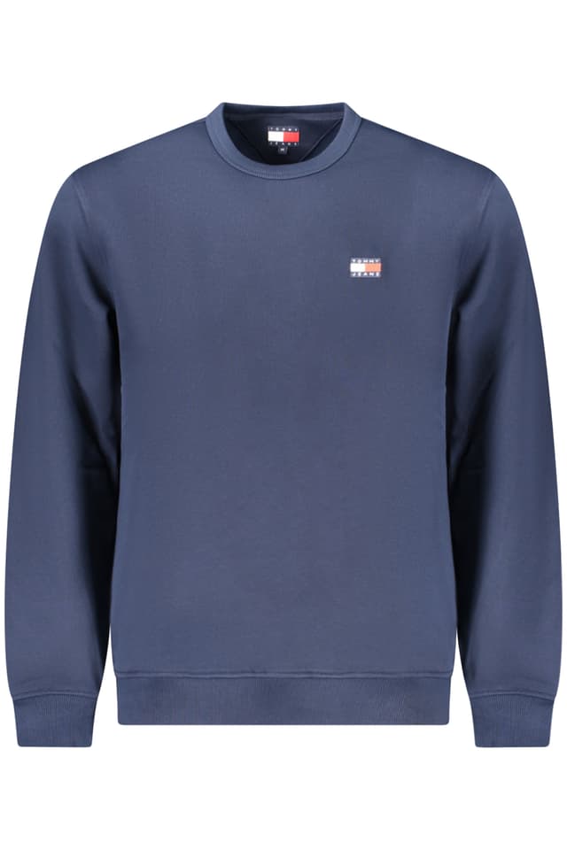 Мъжки суитшърт с цип TOMMY HILFIGER в син цвят