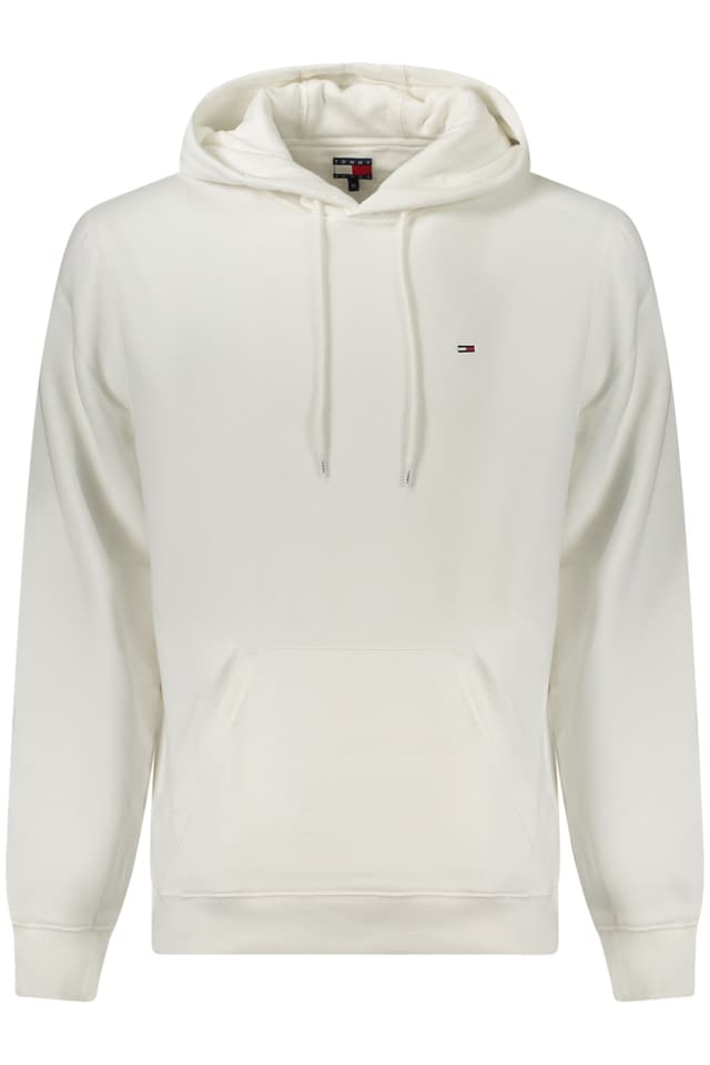 Мъжки суитшърт с цип TOMMY HILFIGER, бял