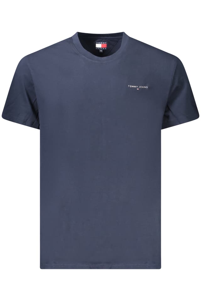 МЪЖКА ТЕНИСКА С КЪС РЪКАВ TOMMY HILFIGER, СИНЯ