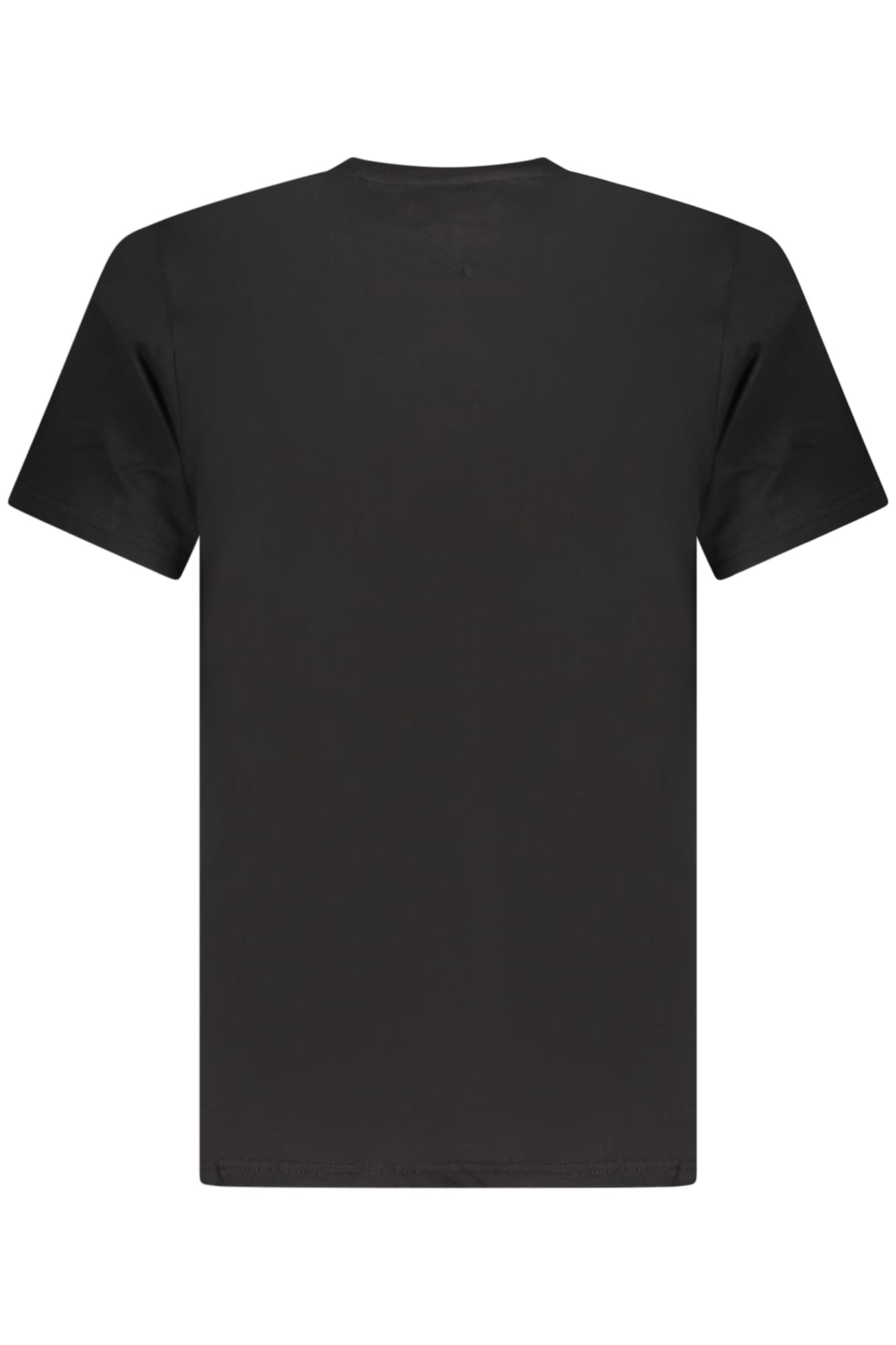 Мъжка тениска с къс ръкав TOMMY HILFIGER, черна - TOMMY HILFIGER