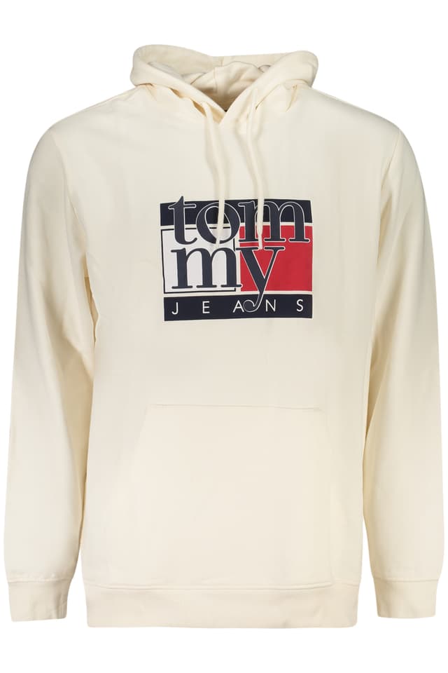 Мъжки суитшърт с цип TOMMY HILFIGER, бял