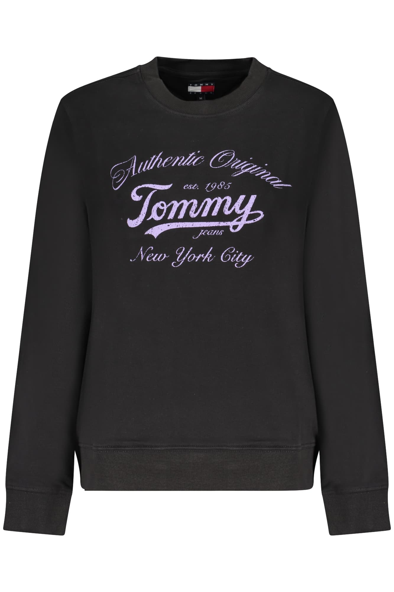 ДАМСКИ ЧЕРЕН СУИТШЪРТ С ЦИП TOMMY HILFIGER - TOMMY HILFIGER