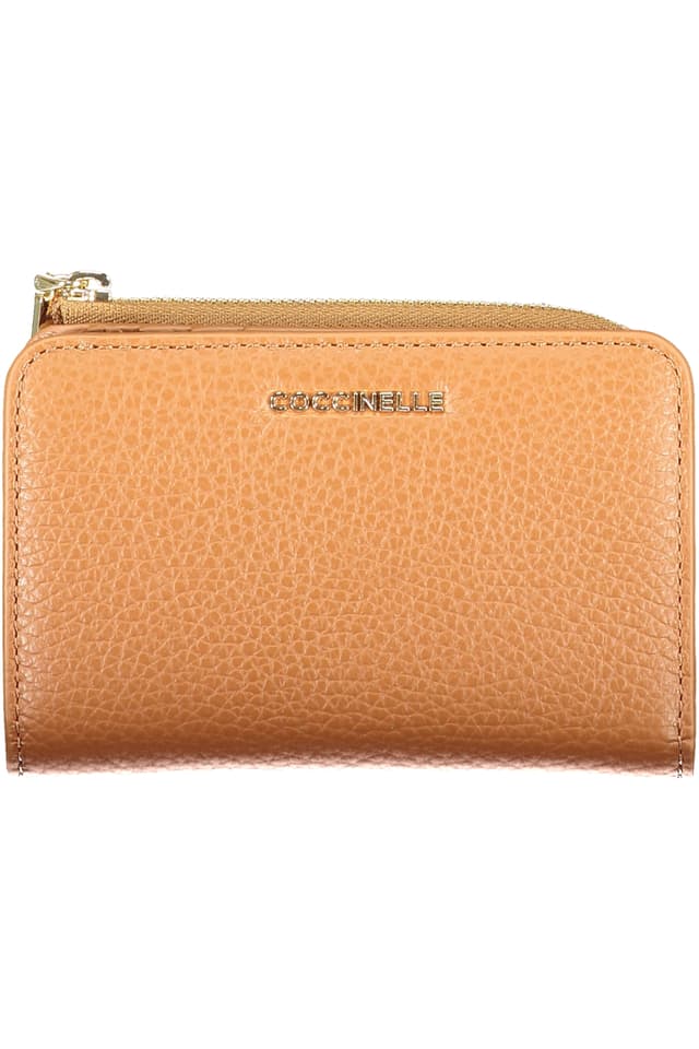 ДАМСКИ КАФЯВ ПОРТФЕЙЛ COCCINELLE