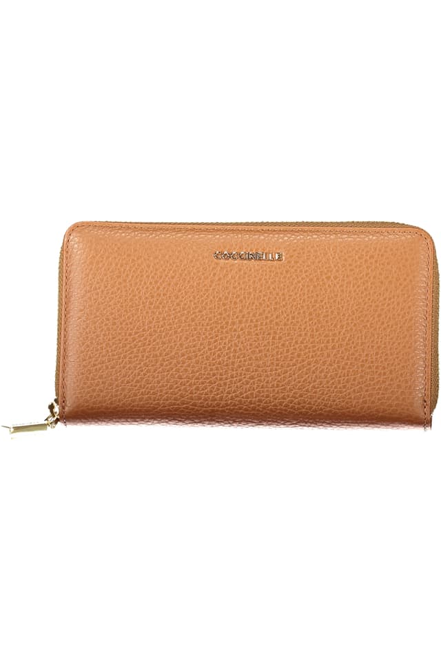 ДАМСКИ КАФЯВ ПОРТФЕЙЛ COCCINELLE