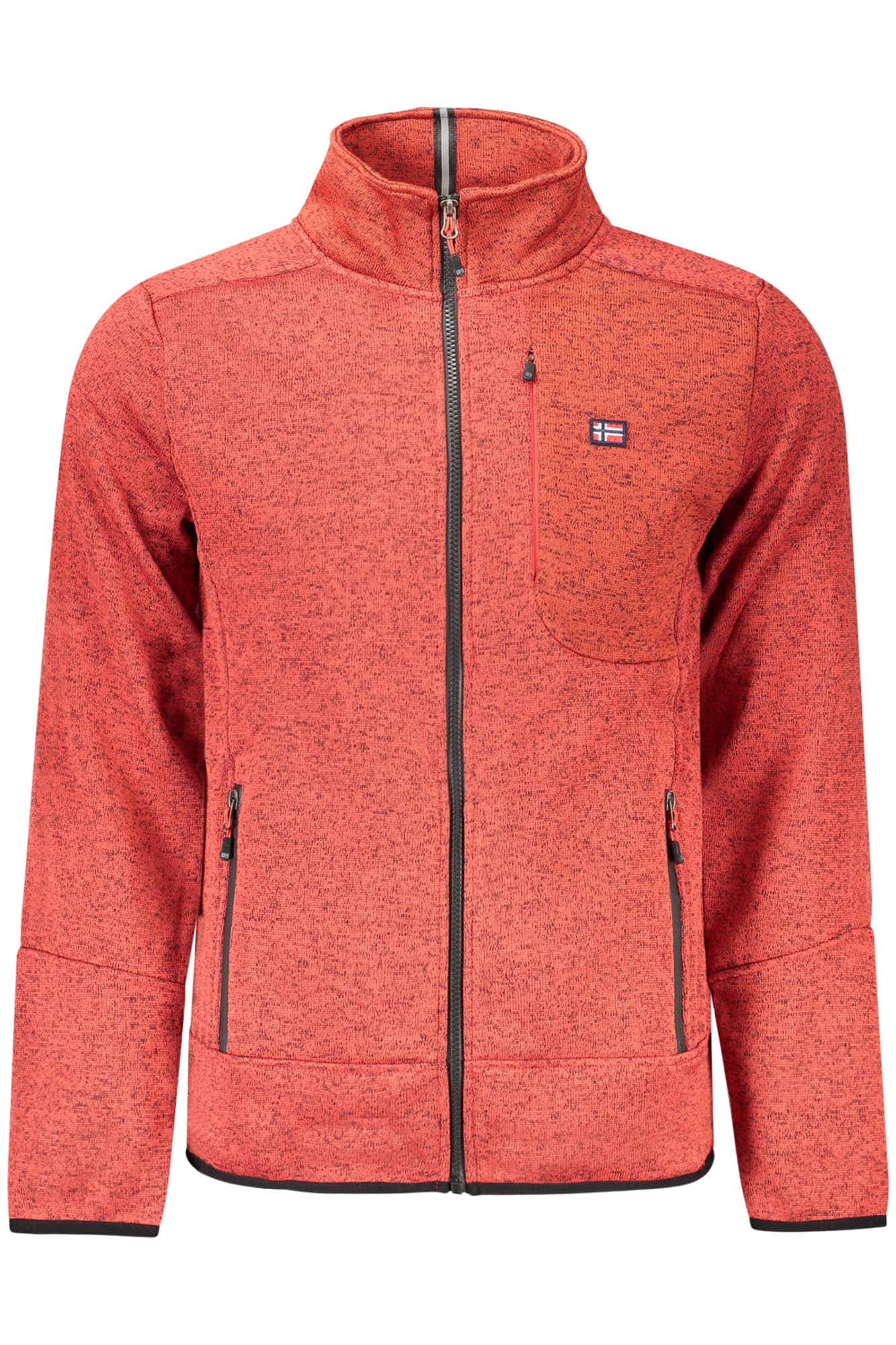 НОРВЕГИЯ 1963 МЪЖКИ ЧЕРВЕН СУИТШЪРТ С ЦИП - NORWAY 1963