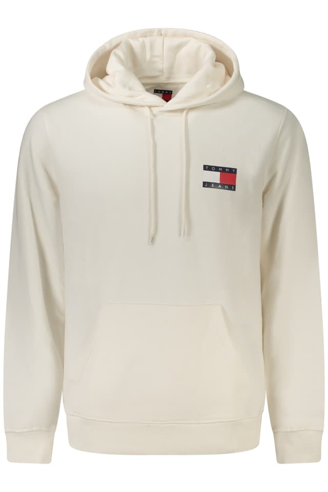 Мъжки суитшърт с цип TOMMY HILFIGER, бял