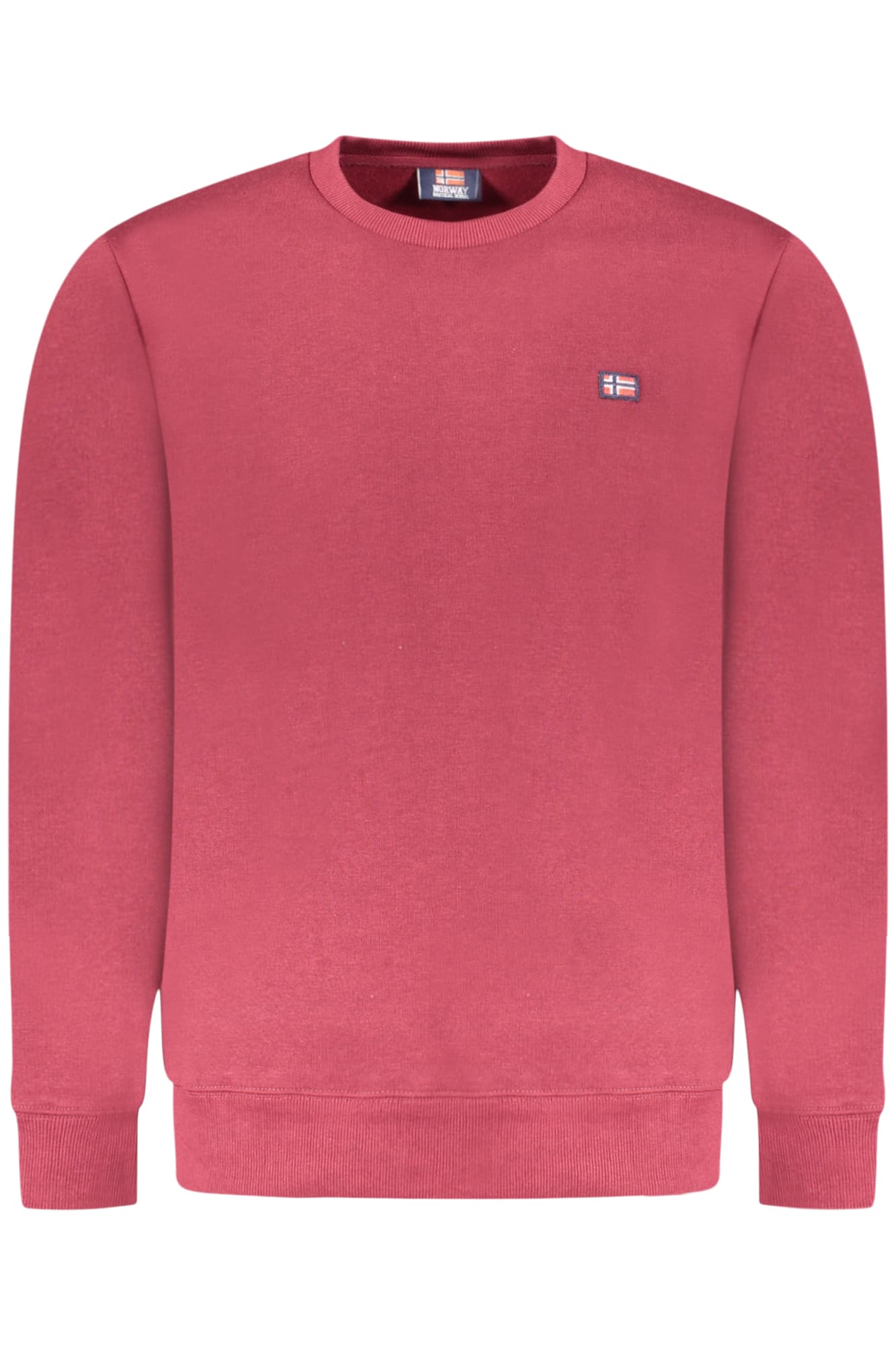 НОРВЕГИЯ 1963 МЪЖКИ ЧЕРВЕН СУИТШЪРТ С ЦИП - NORWAY 1963