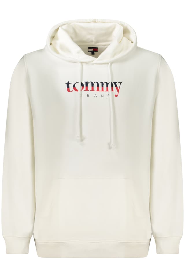 Мъжки суитшърт с цип TOMMY HILFIGER, бял