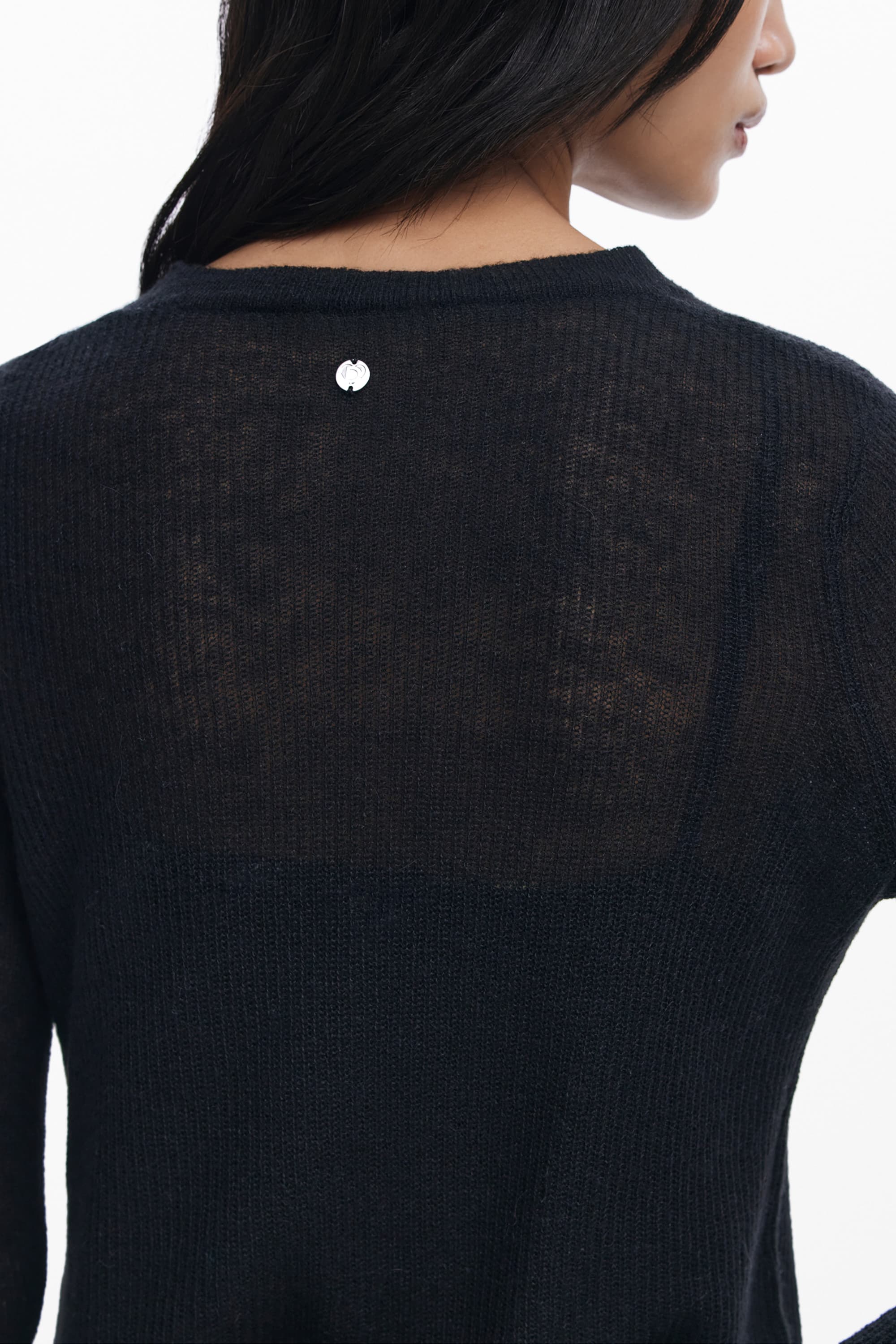 Дълга черна рокля за жени DESIGUAL - DESIGUAL