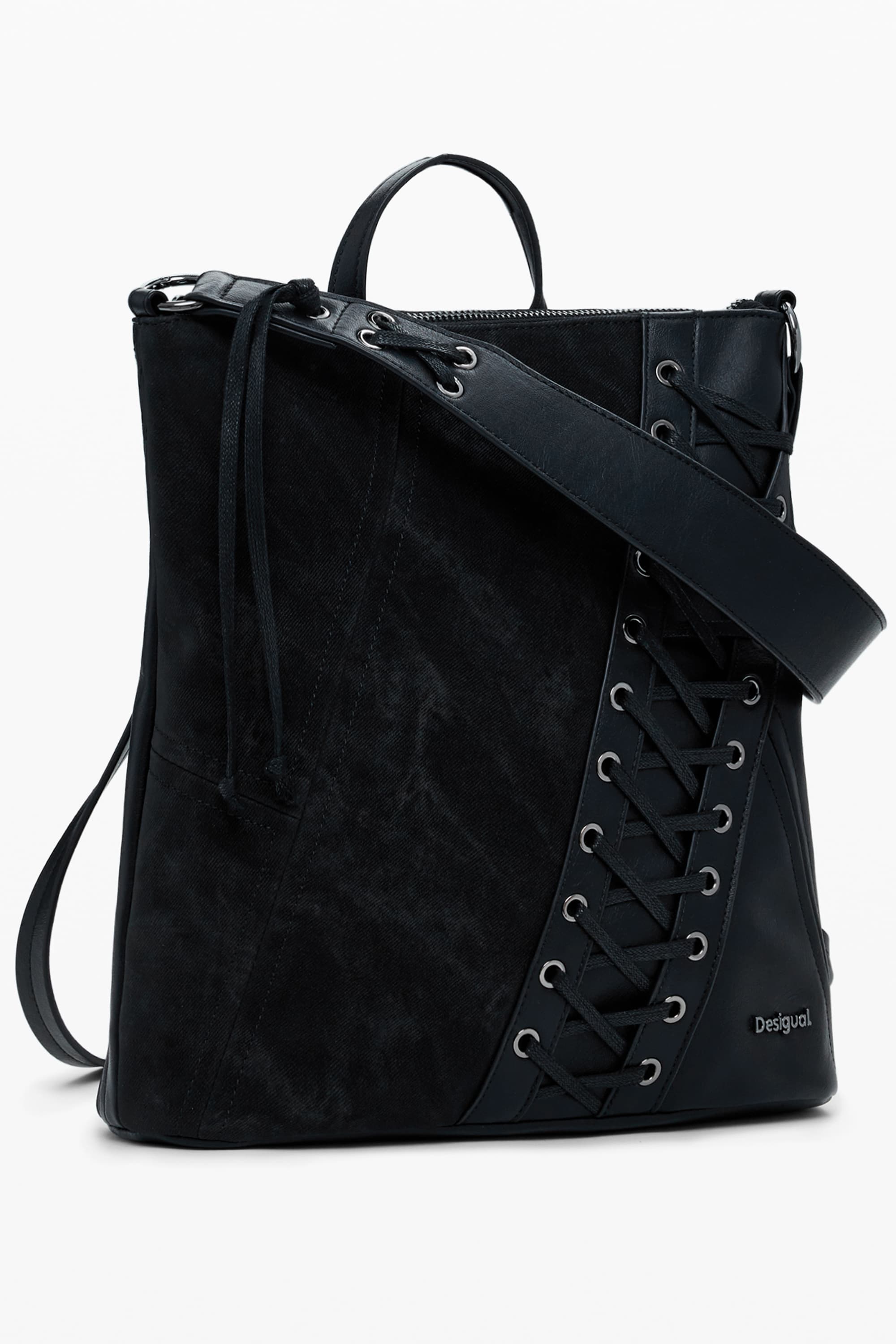 DESIGUAL ДАМСКА ЧЕРНА РАНИЦА - DESIGUAL