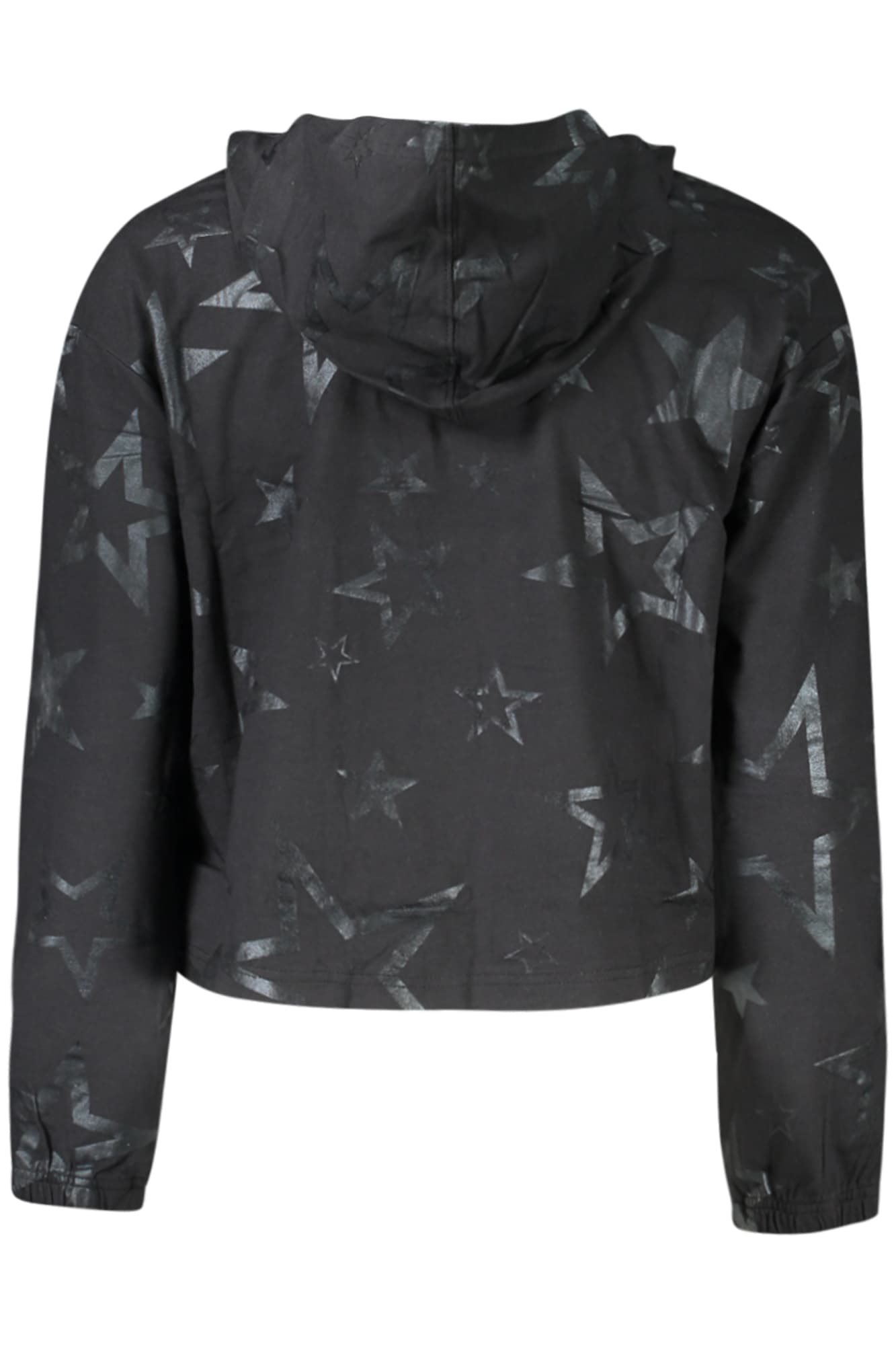 Тениска с дълъг ръкав Converse за момичета, черна - CONVERSE