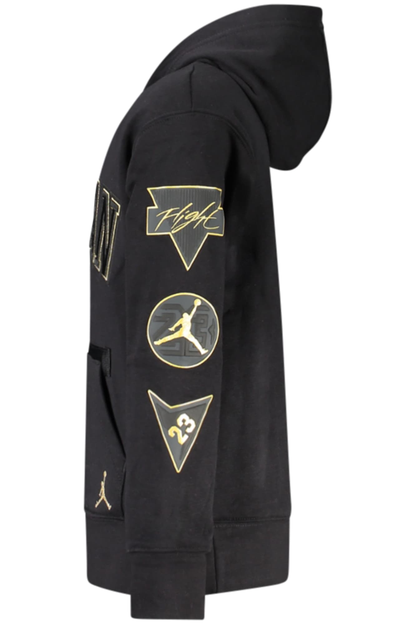 Мъжки черен суитшърт с цип JORDAN - JORDAN