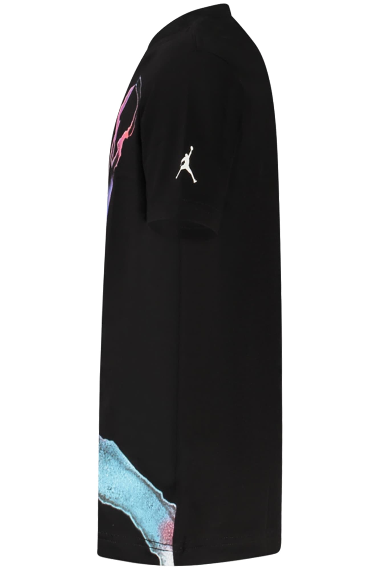 ДЕТСКА ТЕНИСКА С КЪС РЪКАВ JORDAN, ЧЕРНА - JORDAN