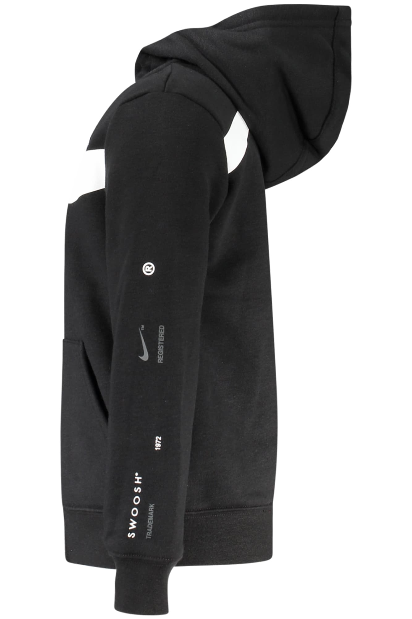 Детски черен суитшърт с цип NIKE - NIKE