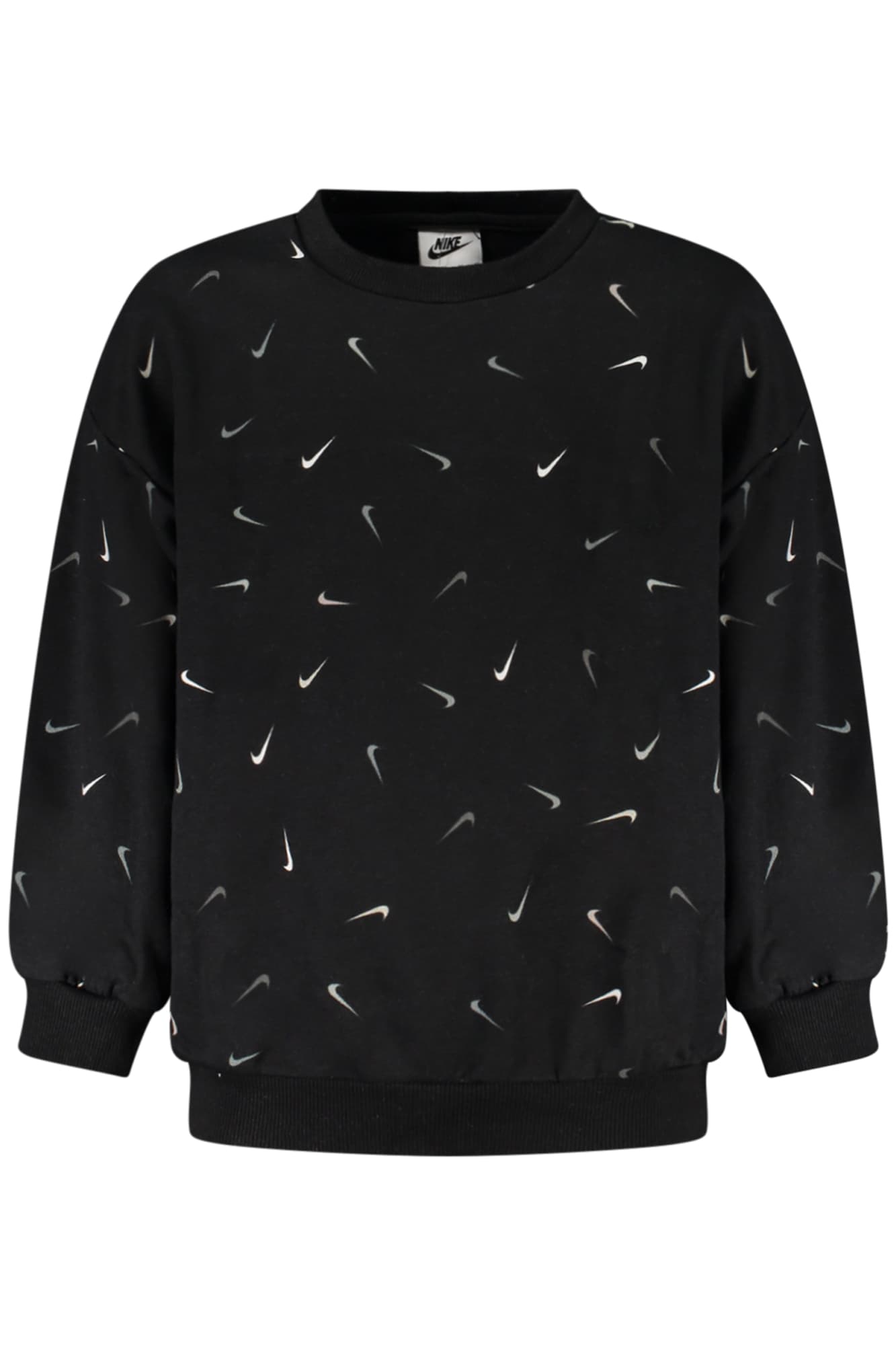 Детски черен суитшърт с цип NIKE - NIKE