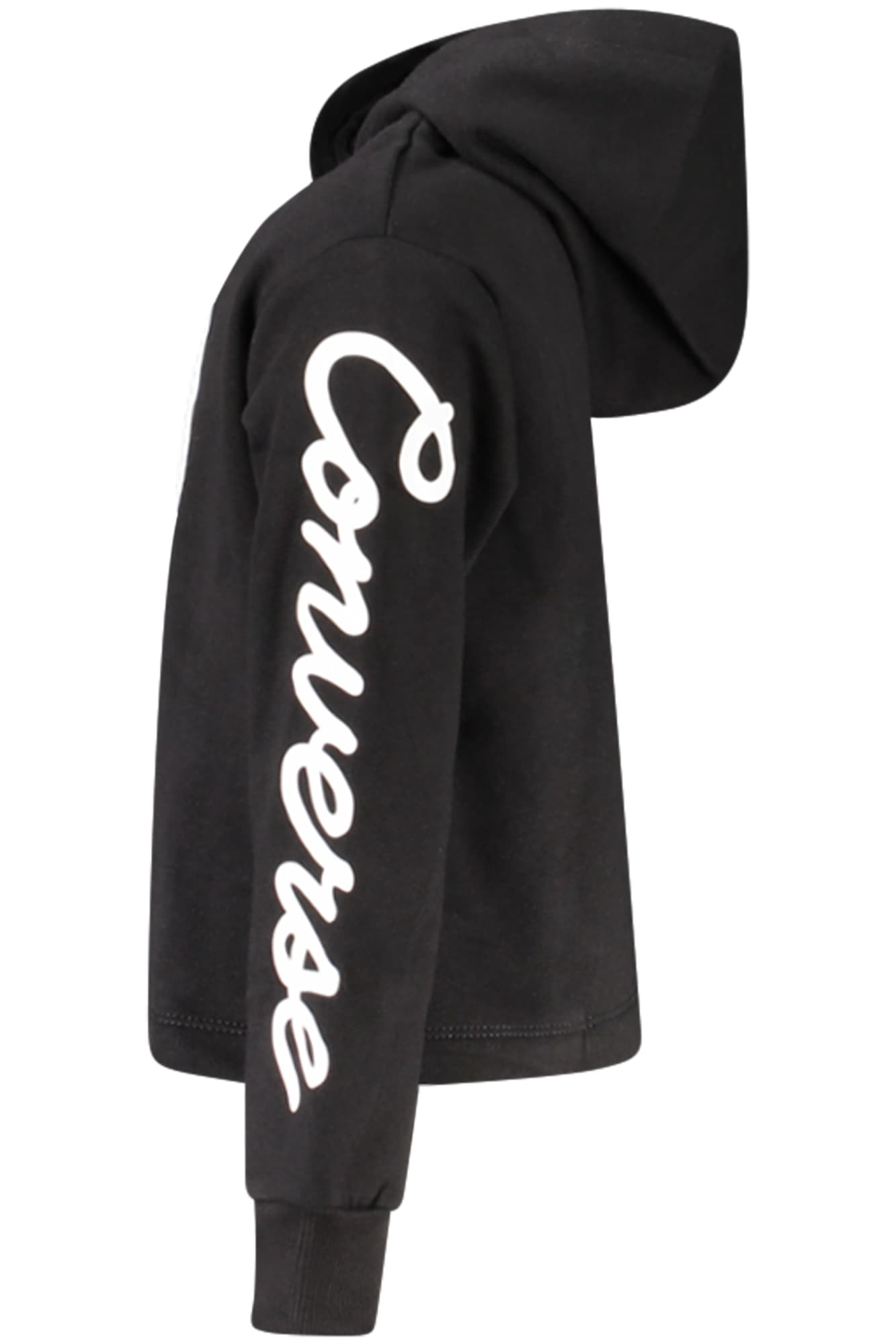 Суичър с цип Converse за момичета, черен - CONVERSE