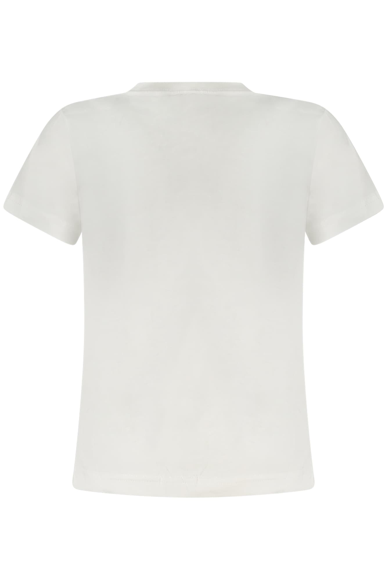 Детска тениска с къс ръкав Converse, бяла - CONVERSE