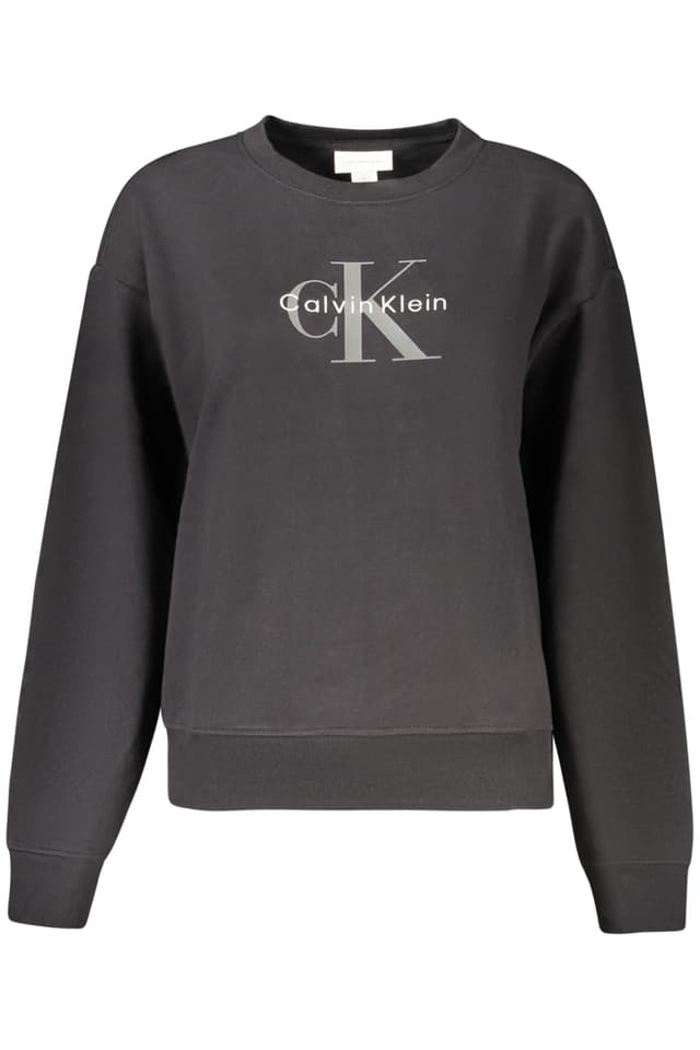 ДАМСКИ ЧЕРЕН СУИТШЪРТ С ЦИП CALVIN KLEIN