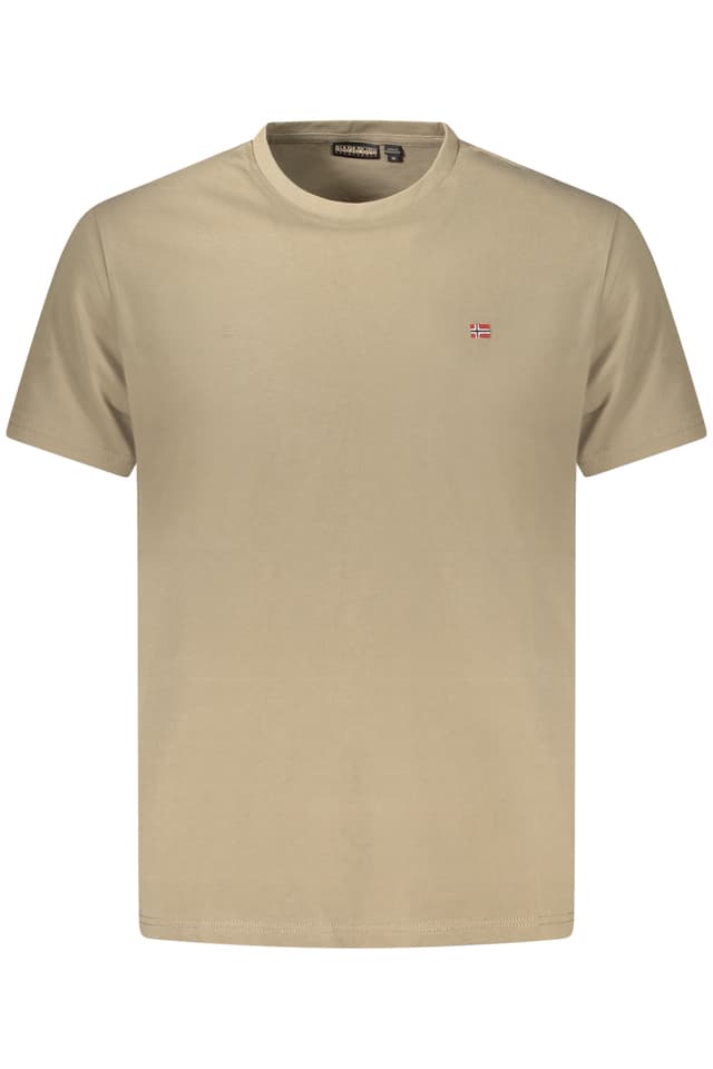 МЪЖКА ТЕНИСКА С КЪС РЪКАВ NAPAPIJRI, КАФЯВА