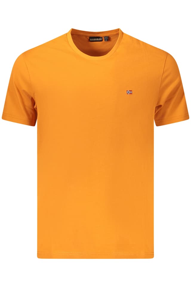 МЪЖКА ТЕНИСКА С КЪС РЪКАВ NAPAPIJRI, ОРАНЖЕВА