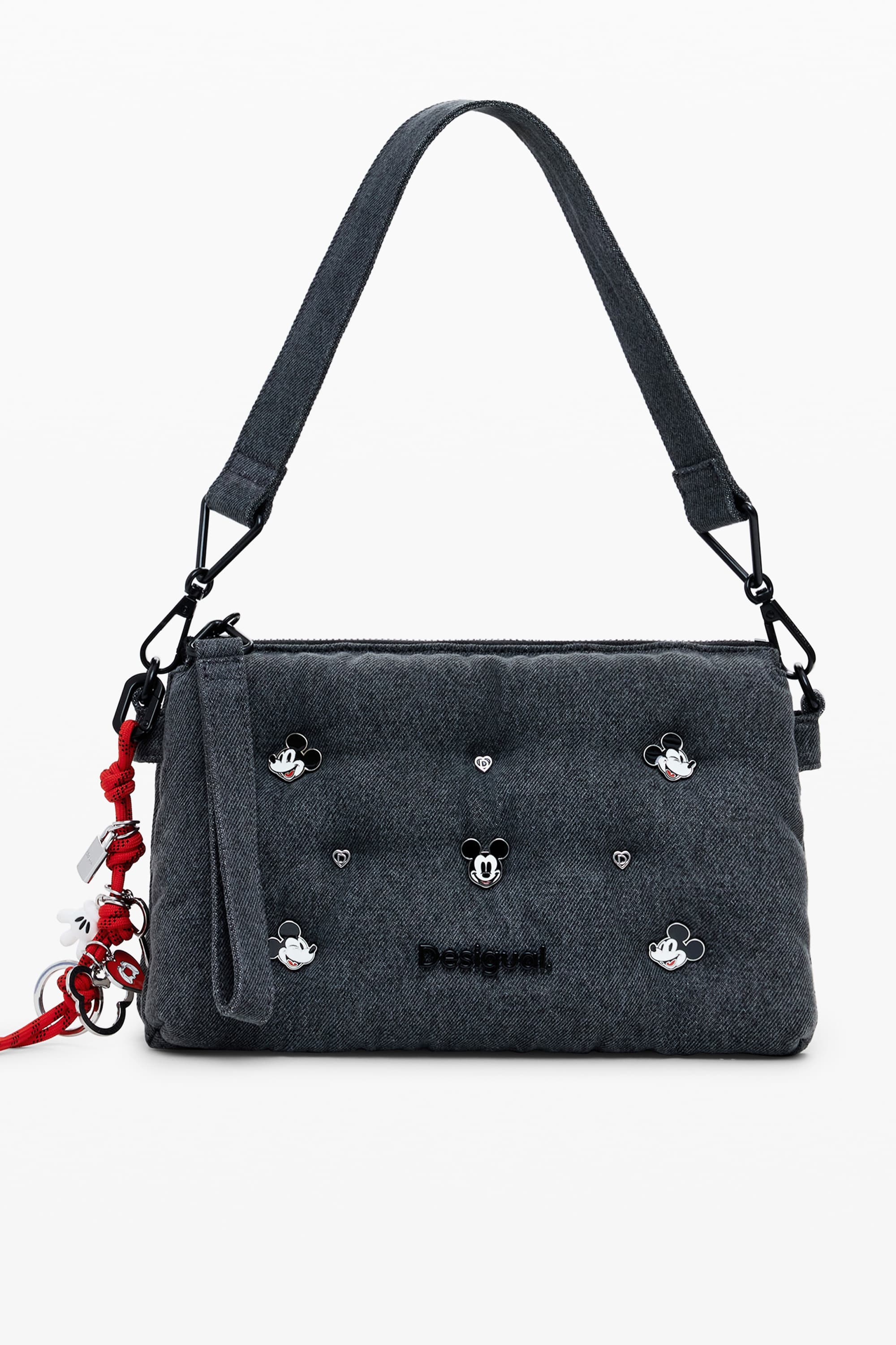 СИВА ДАМСКА ЧАНТА DESIGUAL - DESIGUAL