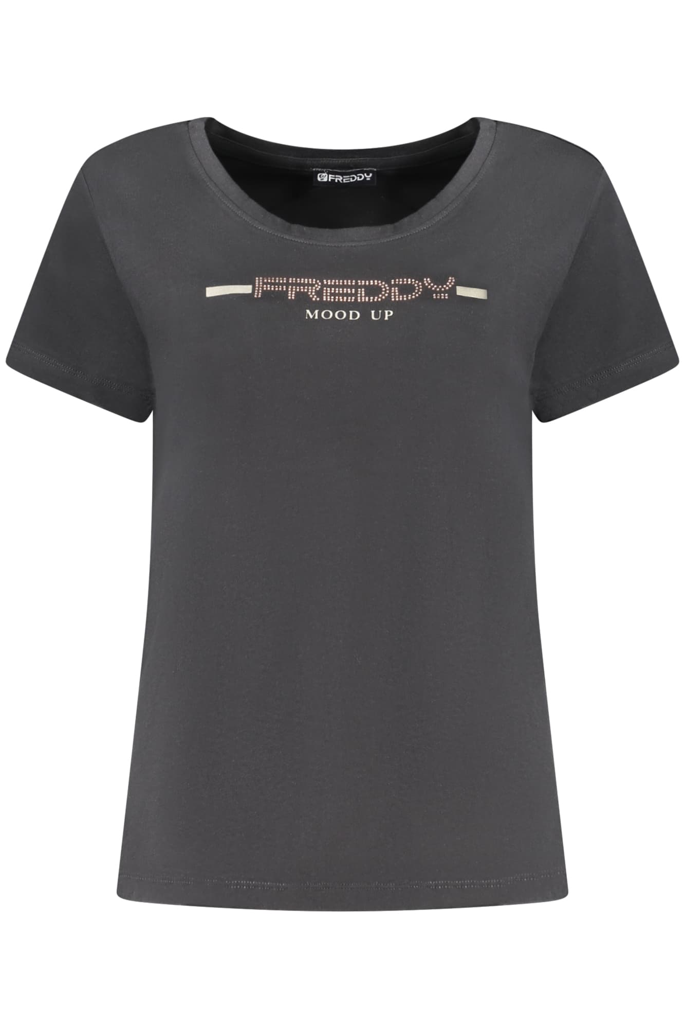 Дамска тениска с къс ръкав FREDDY, черна - FREDDY