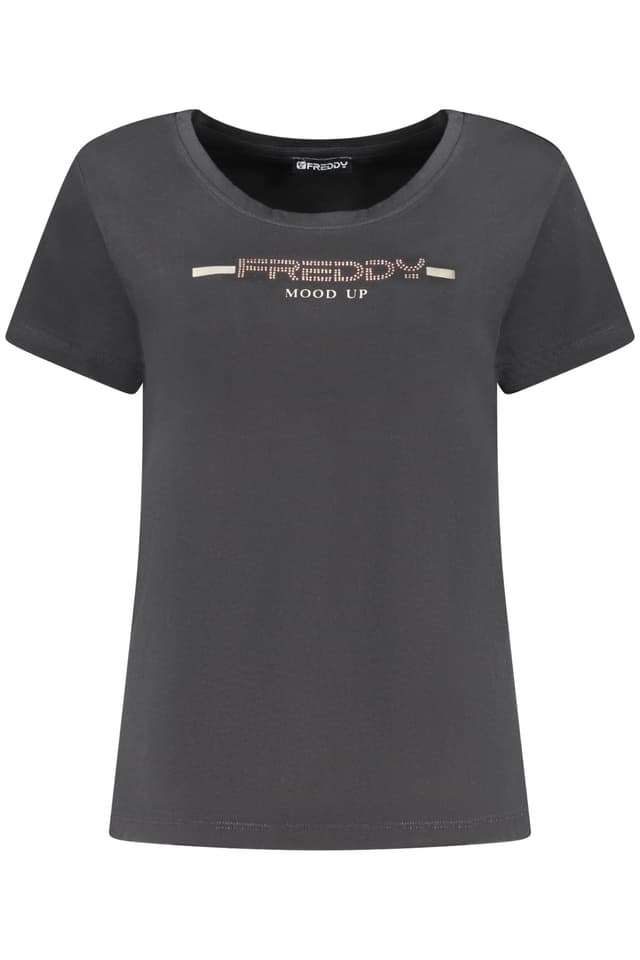 Дамска тениска с къс ръкав FREDDY, черна