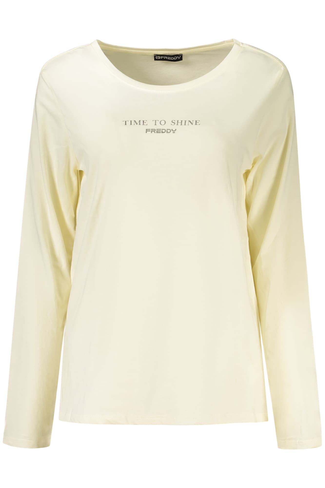 Дамска тениска с дълъг ръкав FREDDY, бяла - FREDDY