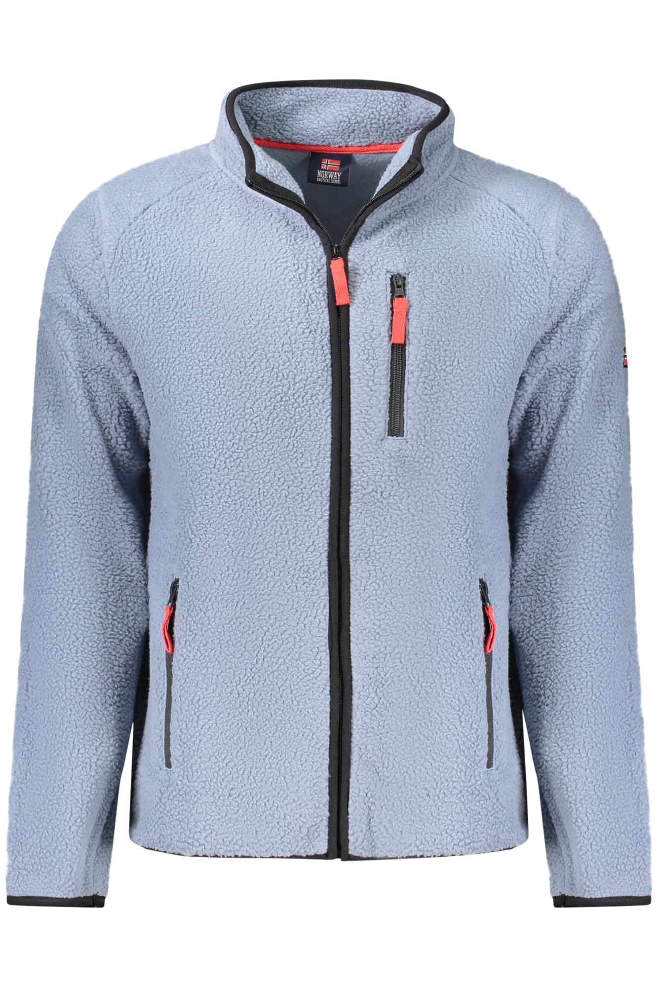 НОРВЕГИЯ 1963 МЪЖКИ СИНЯ БЛУЗЕР С ЦИП - NORWAY 1963