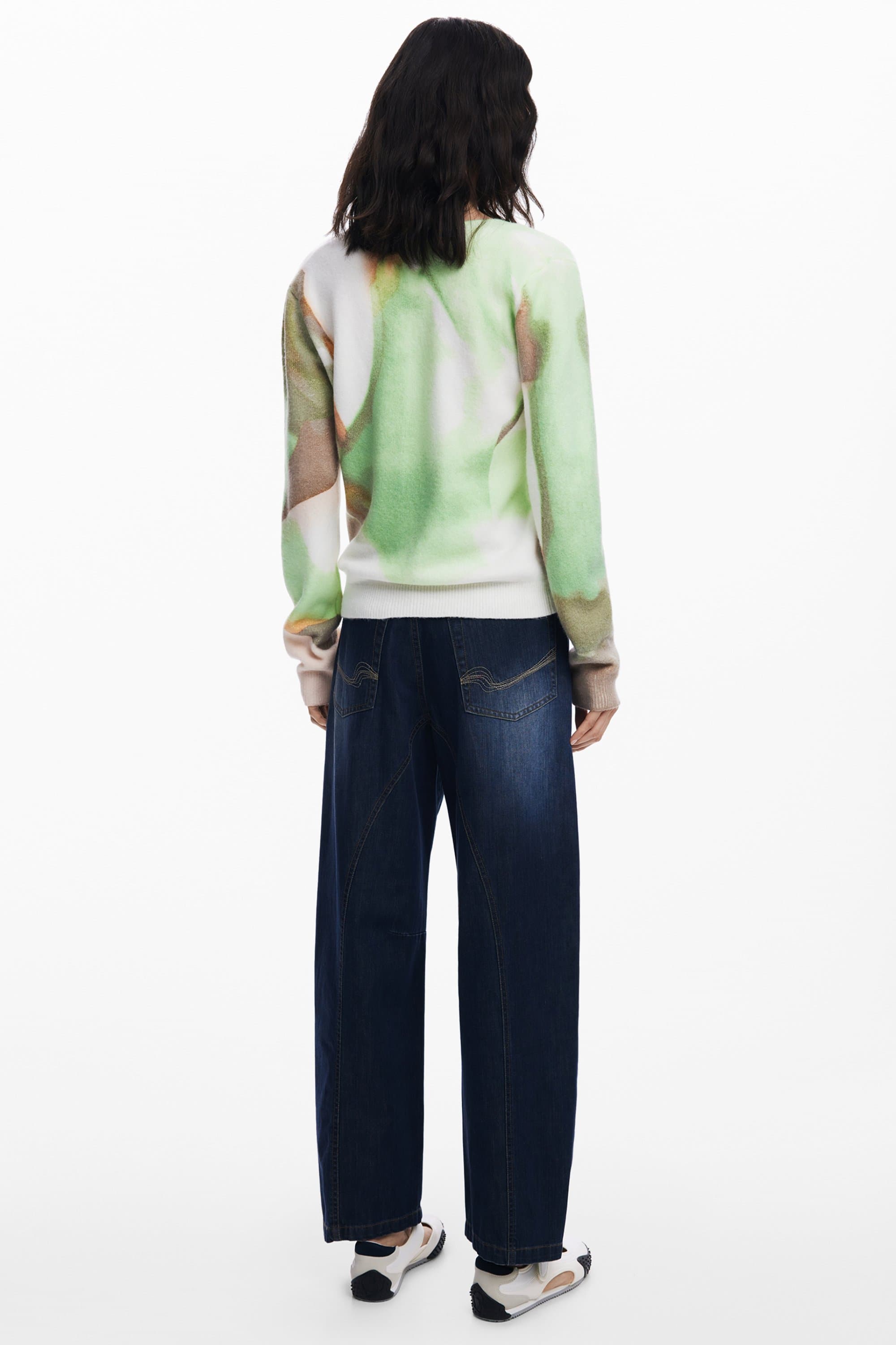 ДАМСКИ ЗЕЛЕН ПУЛОВЕР DESIGUAL - DESIGUAL