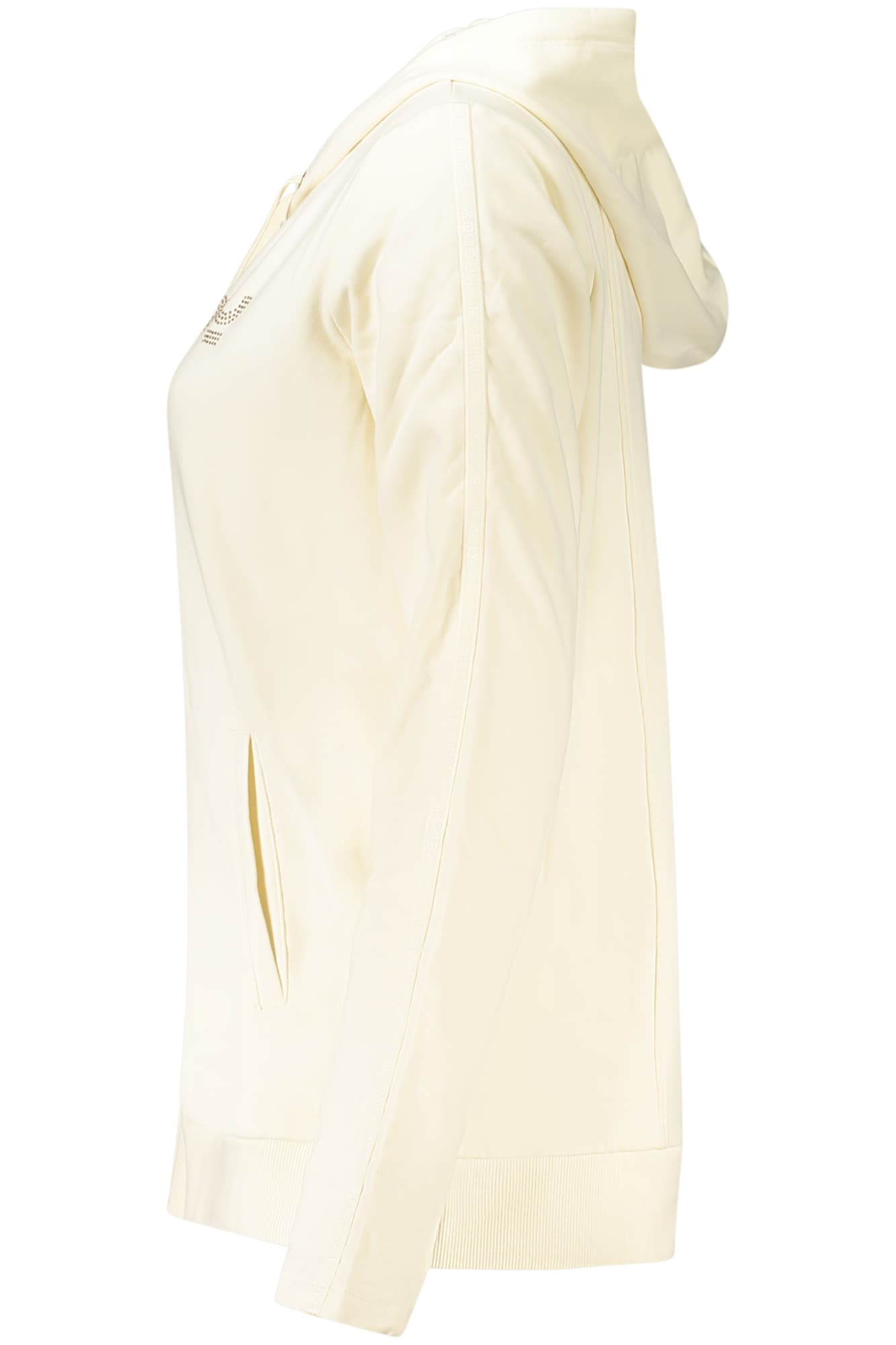 Дамски бял суитшърт с цип FREDDY - FREDDY