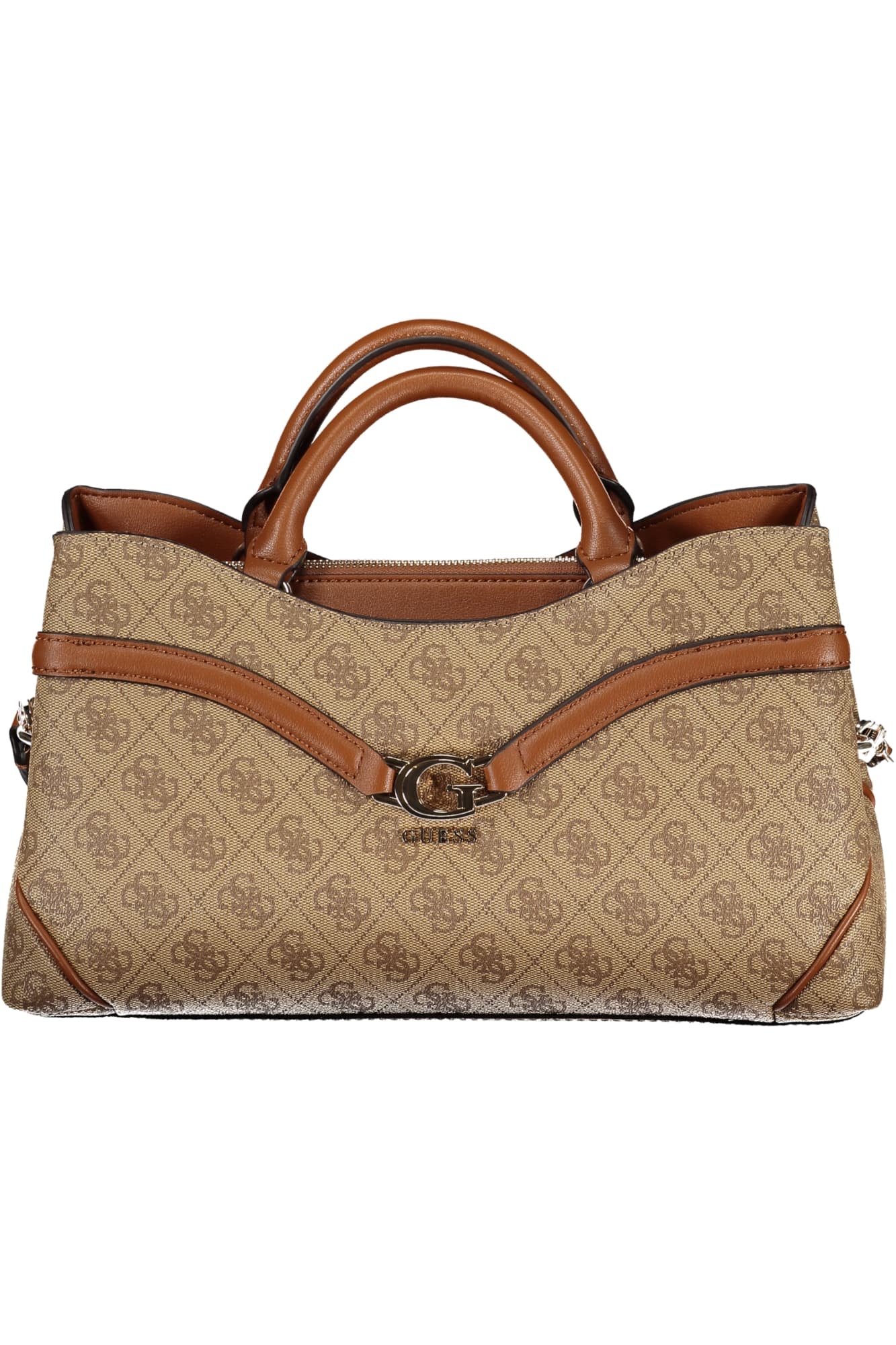 Дамска бежова чанта GUESS JEANS - GUESS JEANS