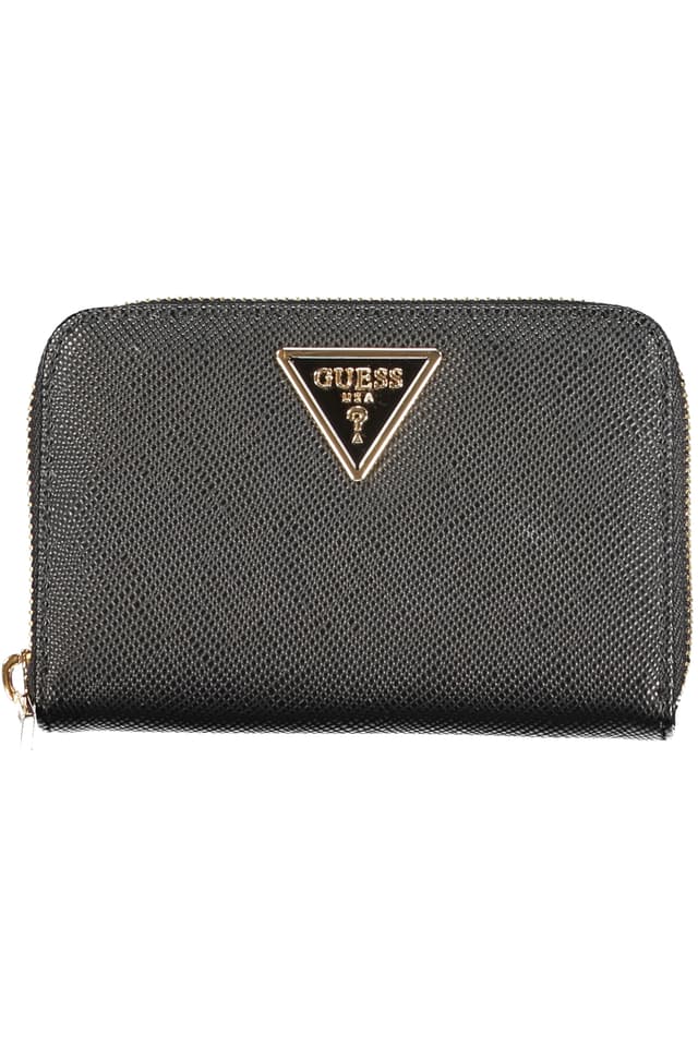 ДАМСКИ ЧЕРЕН ПОРТФЕЙЛ GUESS JEANS