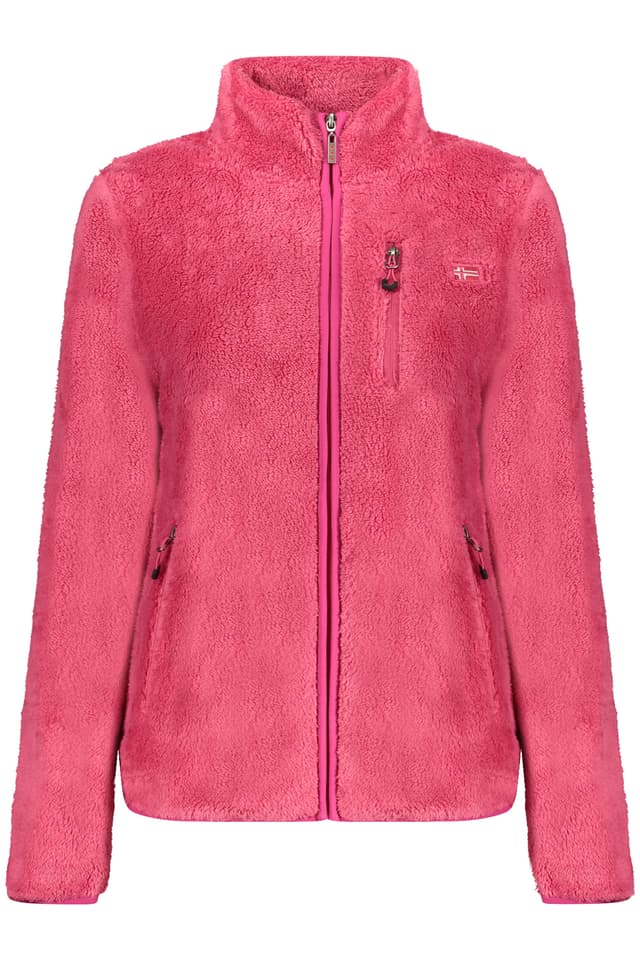 НОРВЕГИЯ 1963 ДАМСКИ РОЗОВ СУИТШЪРТ С ЦИП