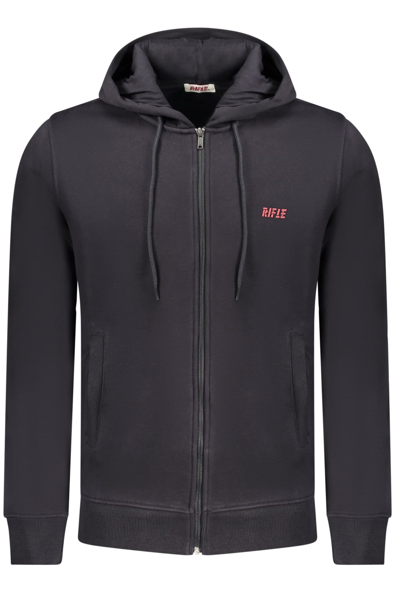 Мъжки син суитшърт с цип RIFLE - RIFLE