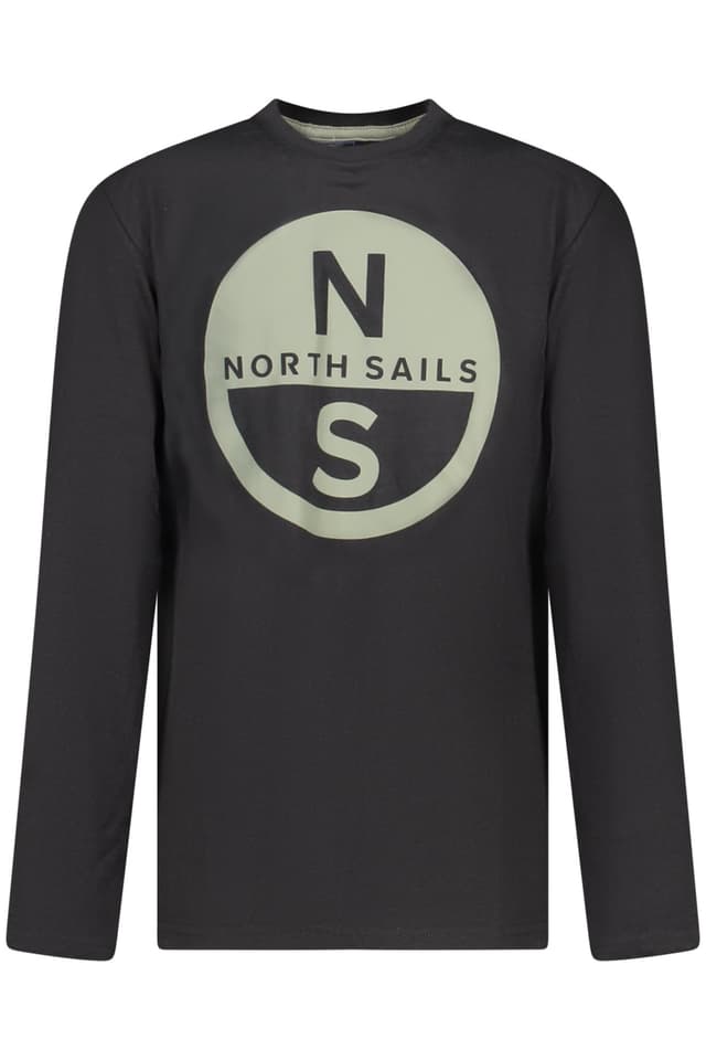 ДЕТСКА ТЕНИСКА С ДЪЛЪГ РЪКАВ NORTH SAILS, ЧЕРНА