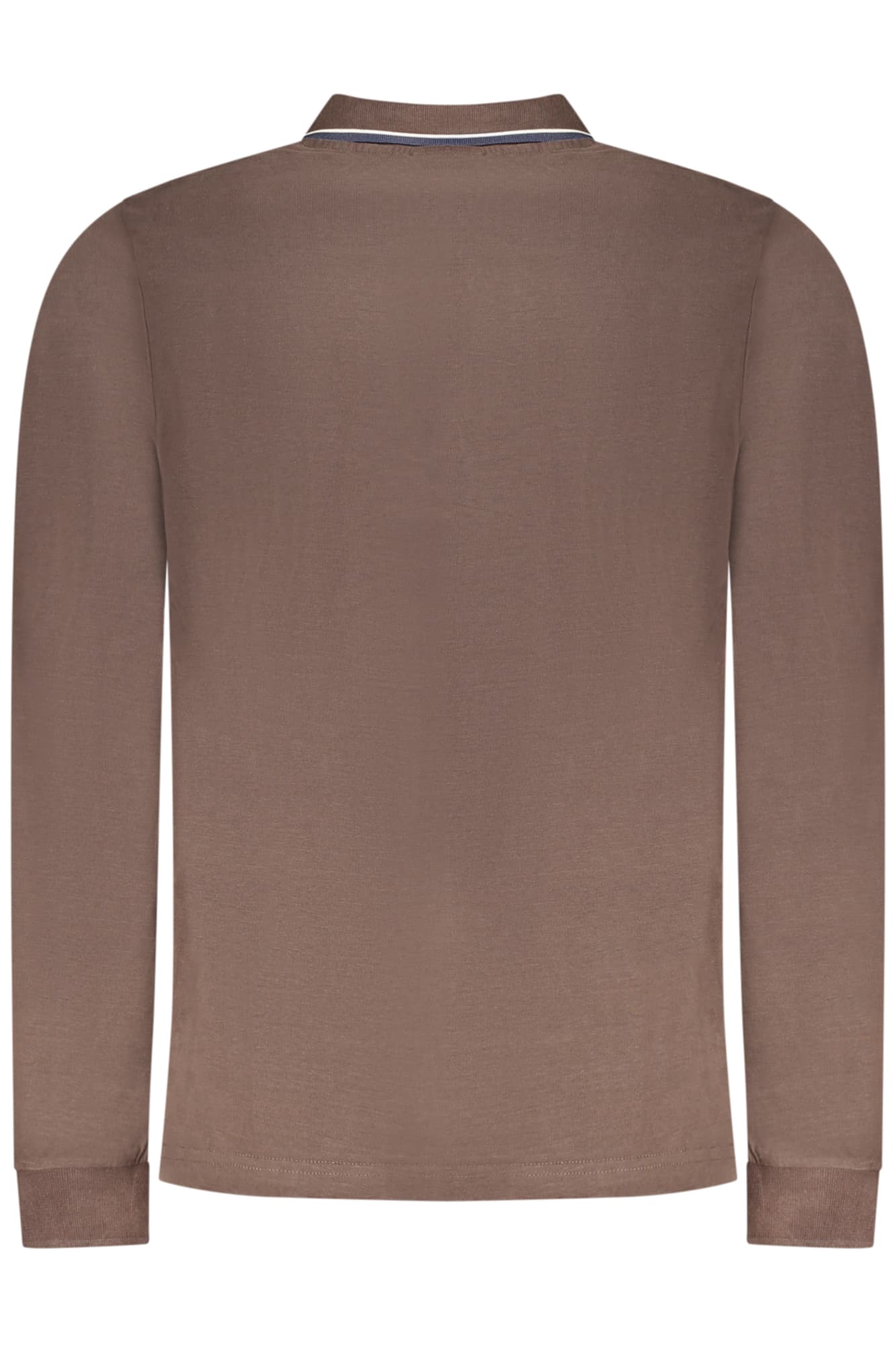 НОРВЕГИЯ 1963 МЪЖКА ПОЛО БЛИЗА С ДЪЛЪГ РЪКАВ, КАФЯВА - NORWAY 1963