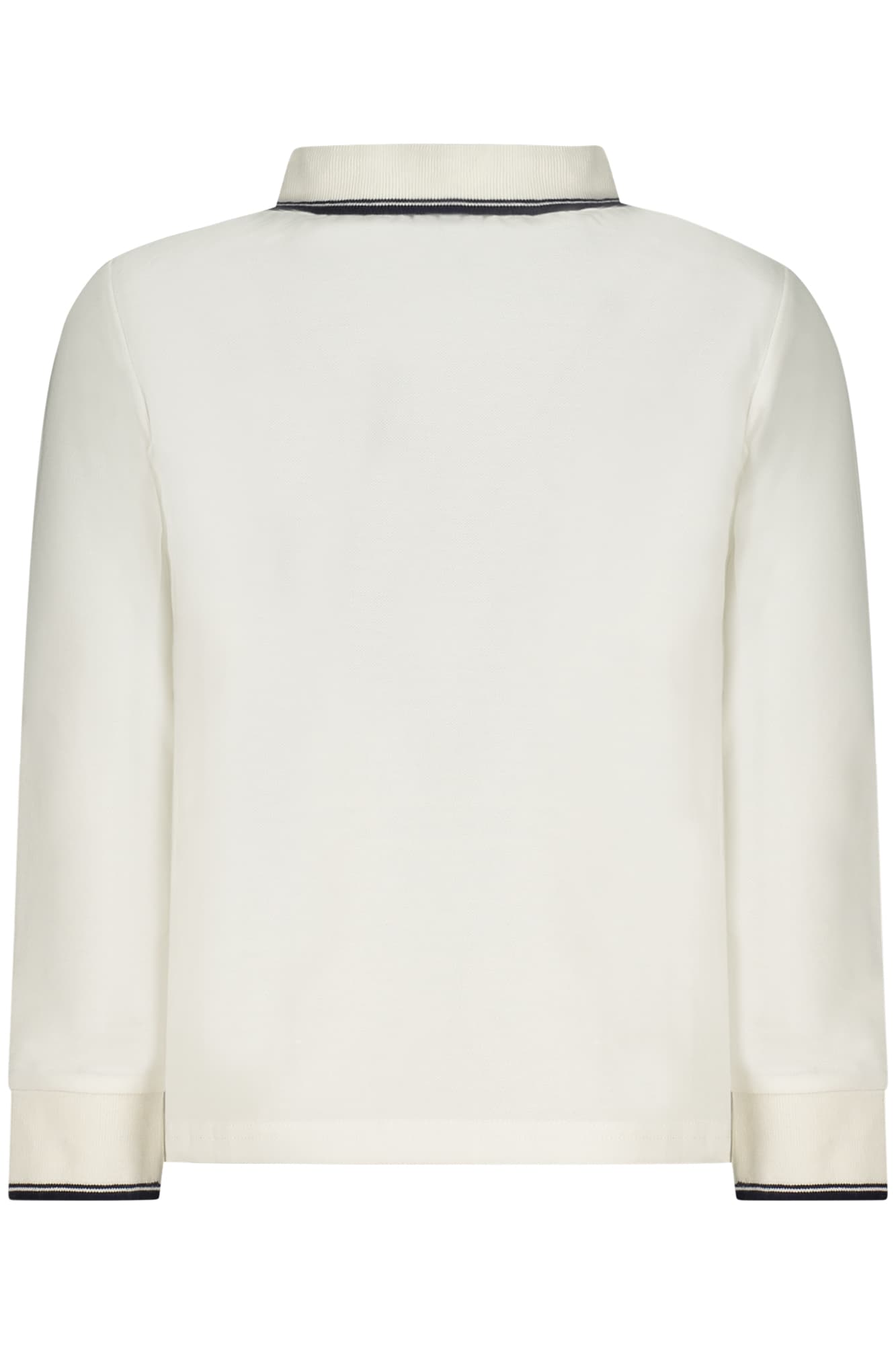 Детска поло тениска с дълъг ръкав NORTH SAILS, бяла - NORTH SAILS