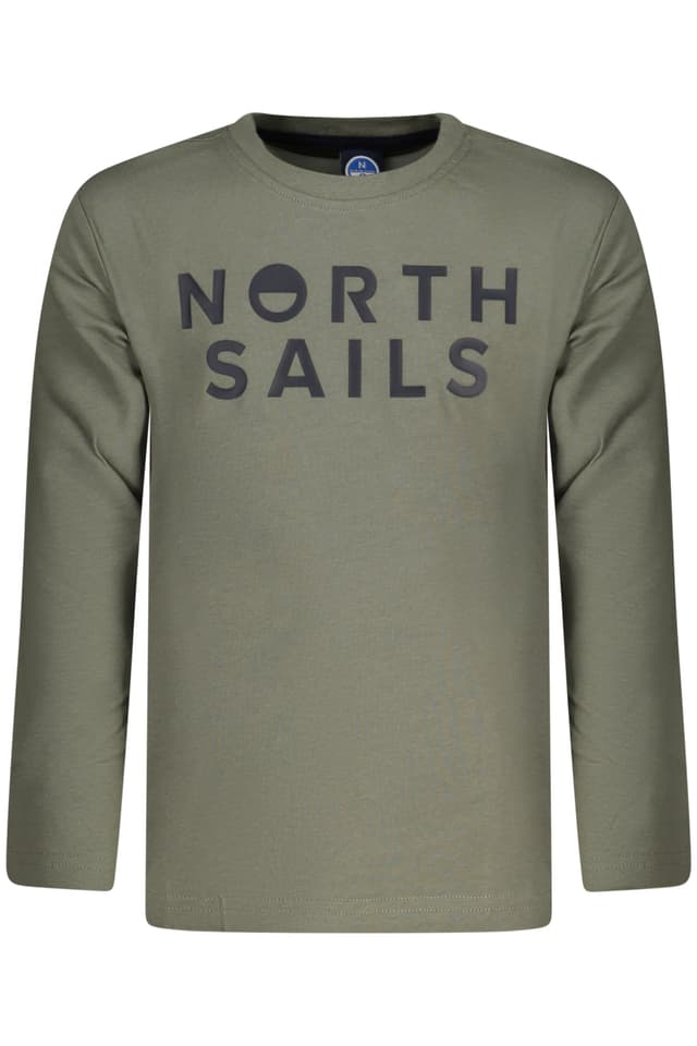 ДЕТСКА ТЕНИСКА С ДЪЛЪГ РЪКАВ NORTH SAILS, ЗЕЛЕНА