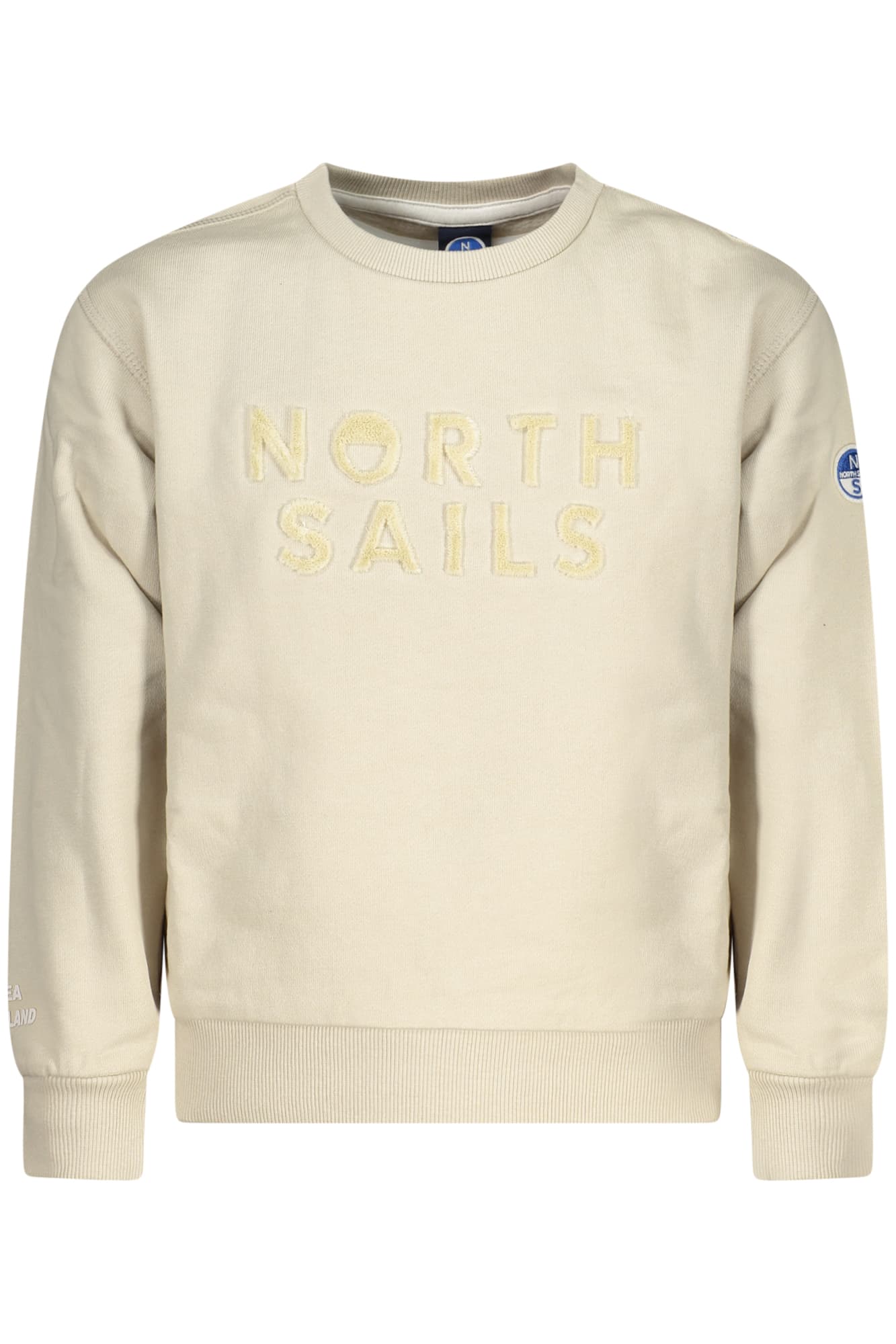 ДЕТСКИ СУИТШЪР С ЦИП NORTH SAILS, БЕЖОВ - NORTH SAILS
