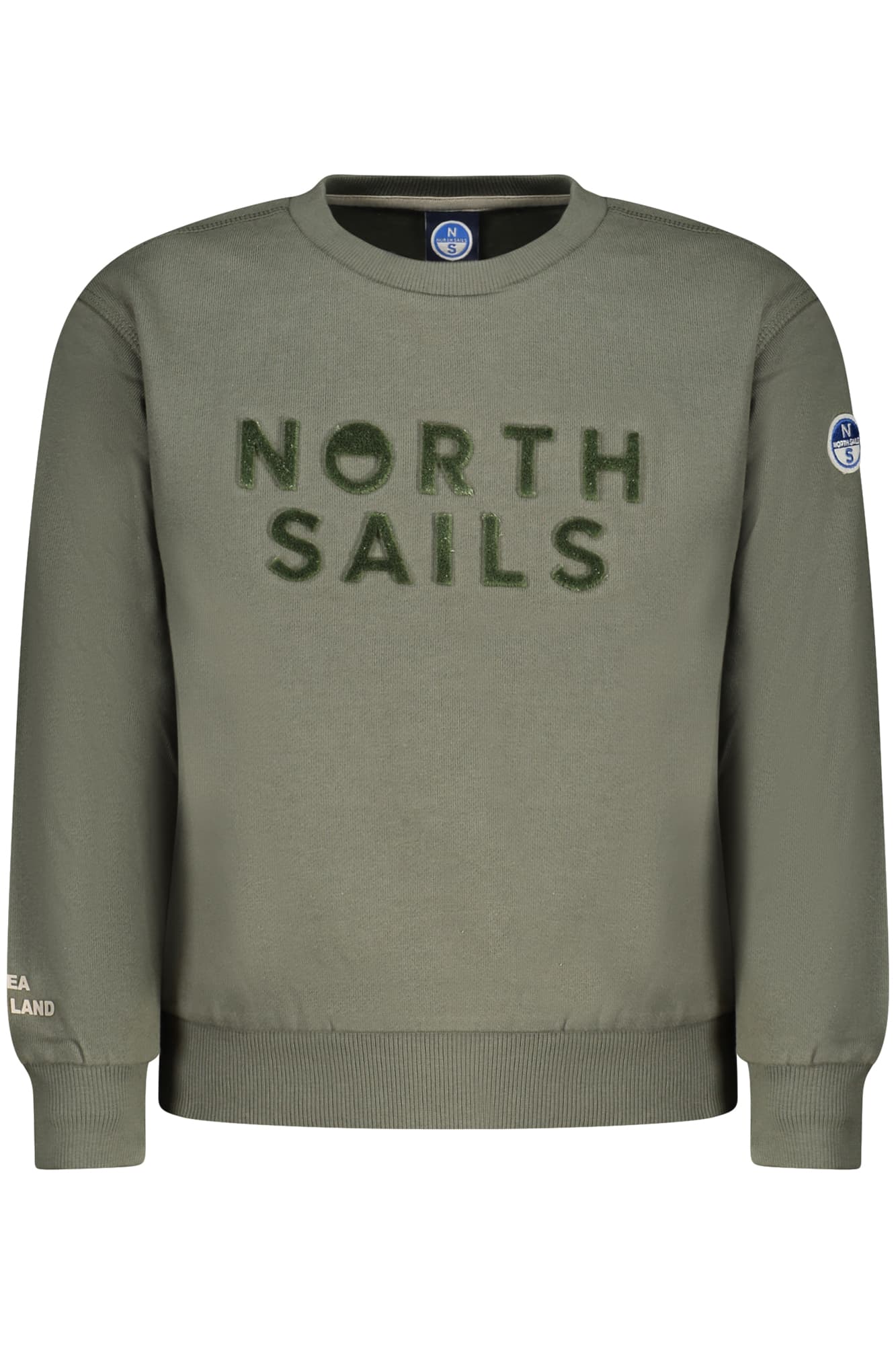 ДЕТСКИ СУИТШЪР С ЦИП NORTH SAILS, ЗЕЛЕН - NORTH SAILS