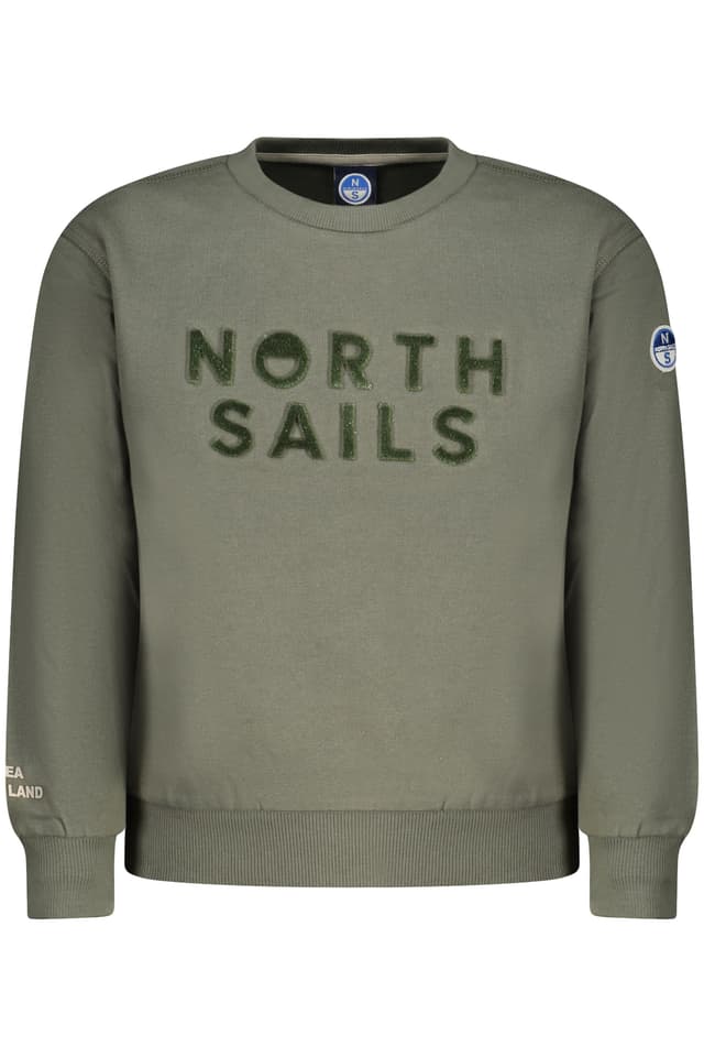 ДЕТСКИ СУИТШЪР С ЦИП NORTH SAILS, ЗЕЛЕН