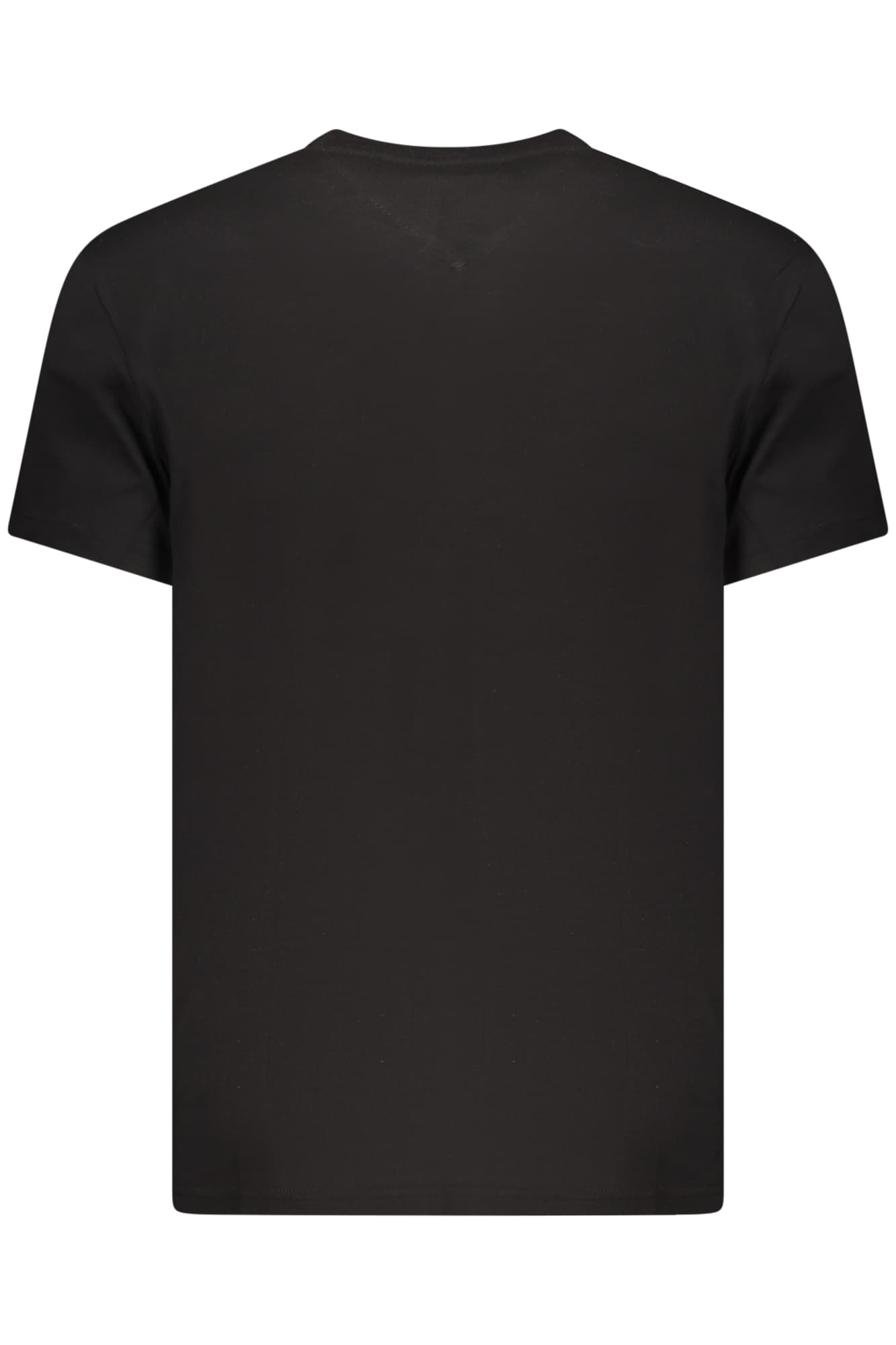 Мъжка тениска с къс ръкав TOMMY HILFIGER, черна - TOMMY HILFIGER