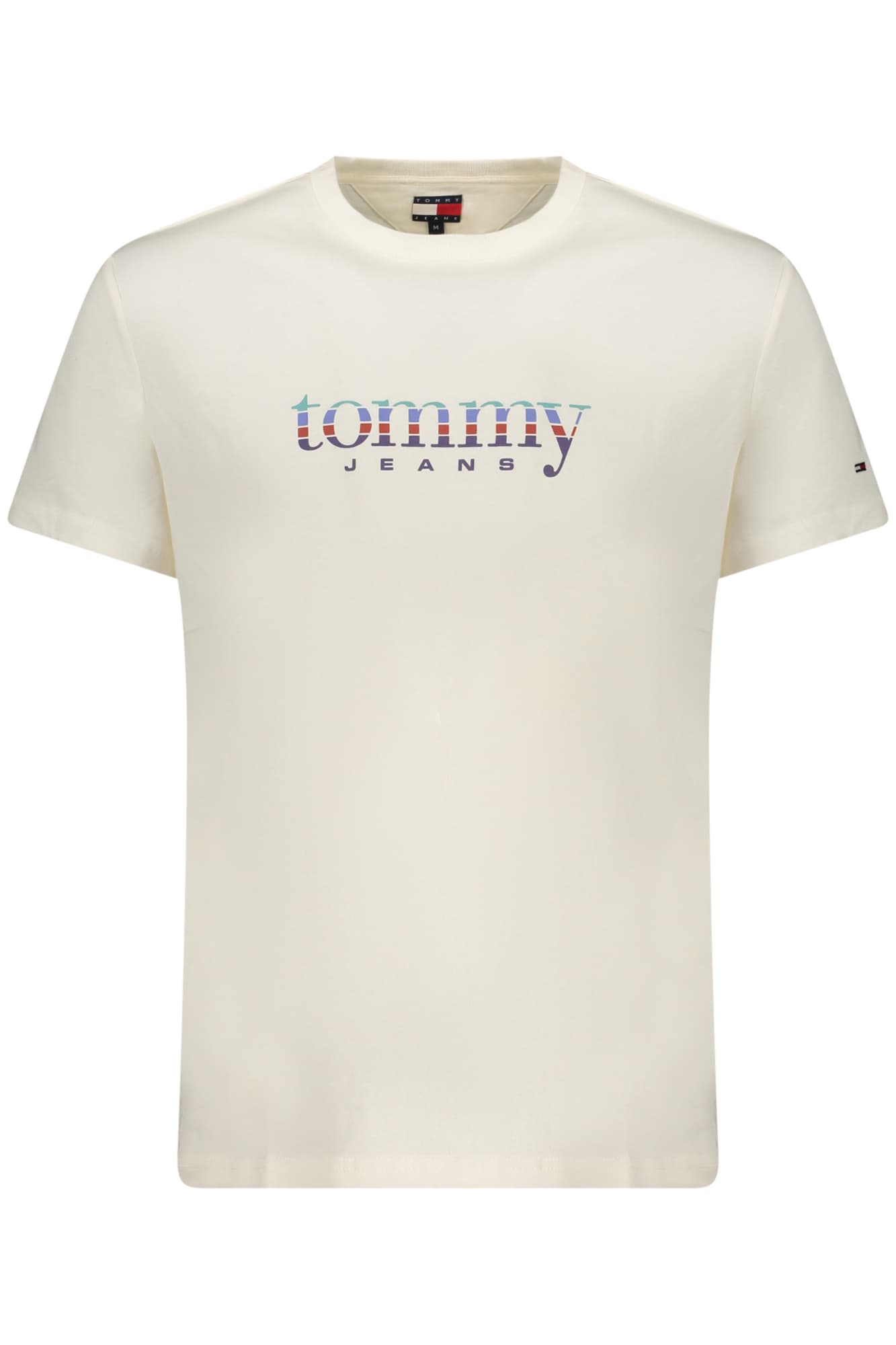 МЪЖКА ТЕНИСКА С КЪС РЪКАВ TOMMY HILFIGER, БЯЛА - TOMMY HILFIGER