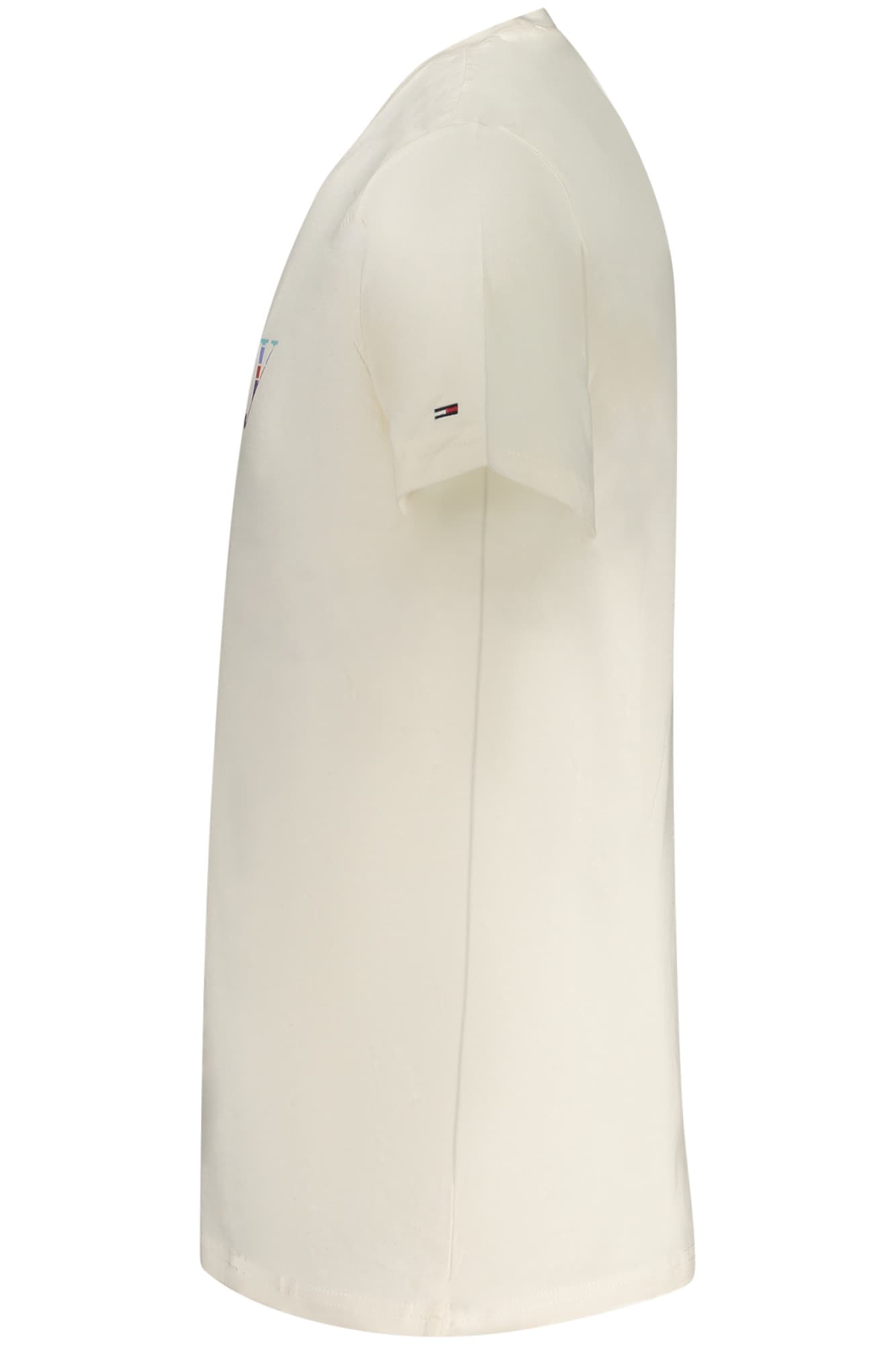 МЪЖКА ТЕНИСКА С КЪС РЪКАВ TOMMY HILFIGER, БЯЛА - TOMMY HILFIGER