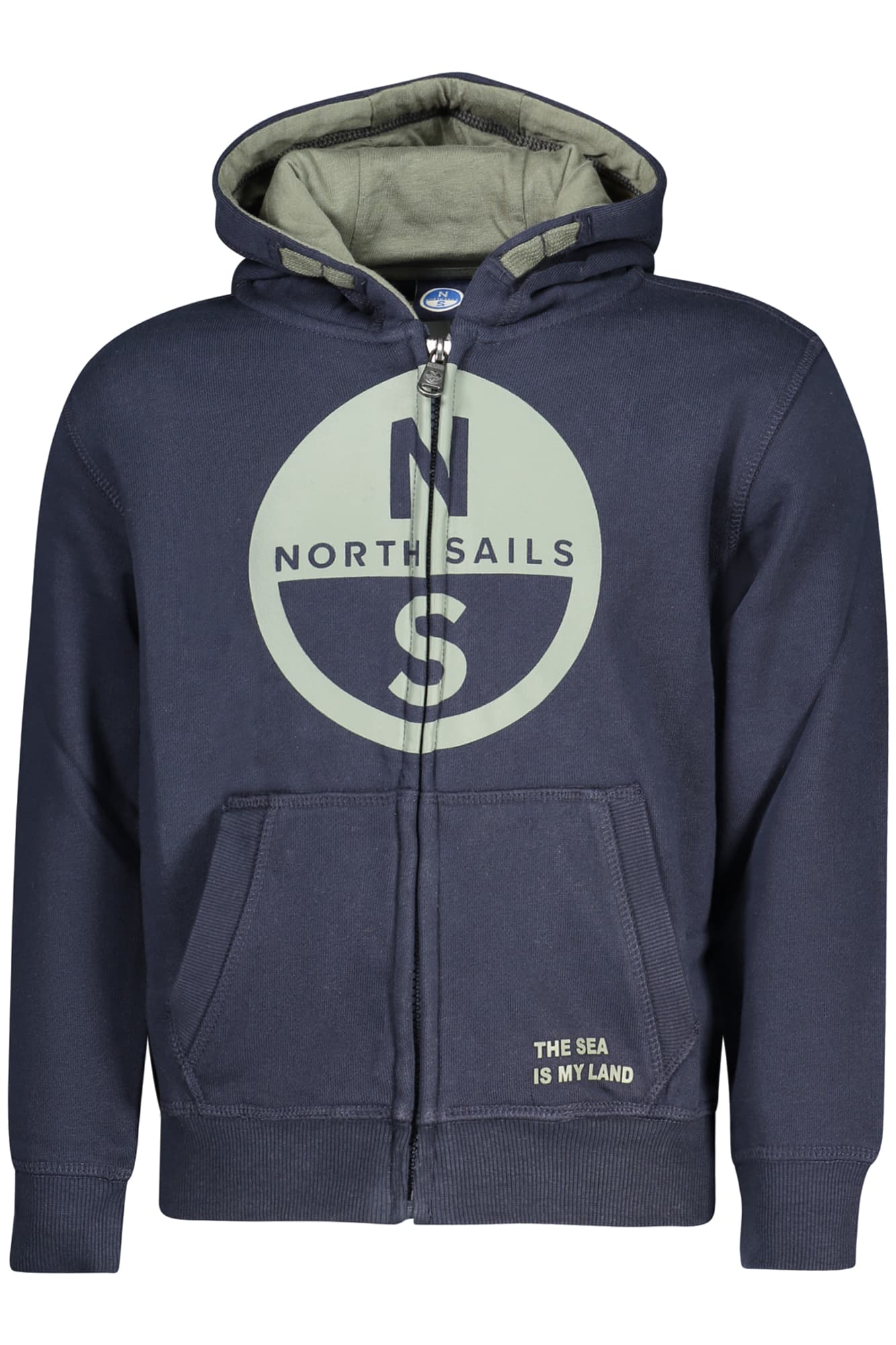 ДЕТСКИ СУИТШЪР С ЦИП В СИНЬО С ЦИП NORTH SAILS - NORTH SAILS